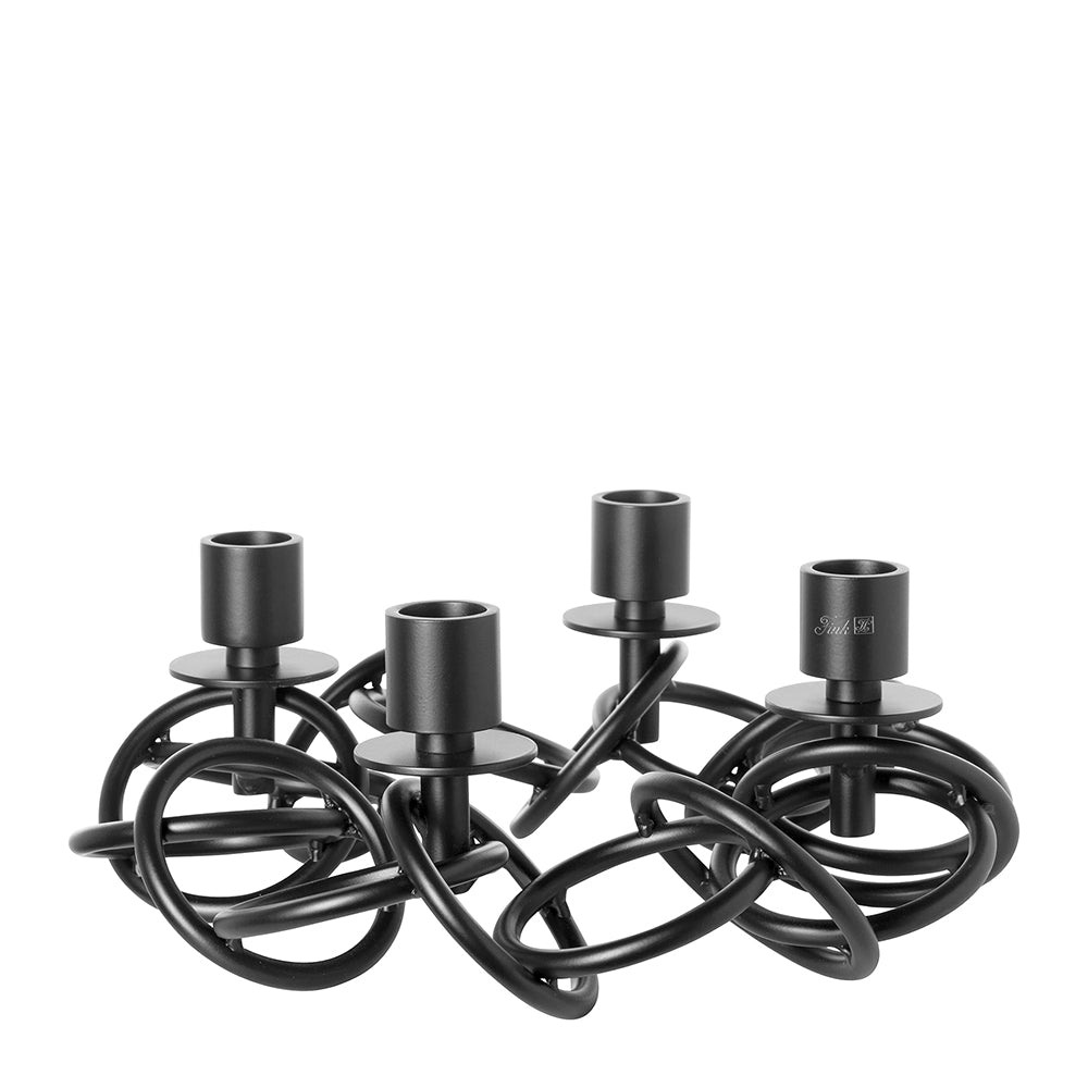 SONETTE Leuchter, 4-flammig schwarz