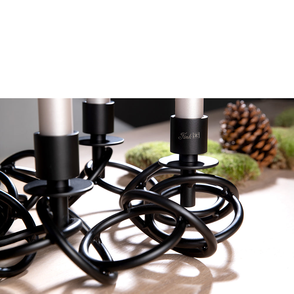 SONETTE Leuchter, 4-flammig schwarz