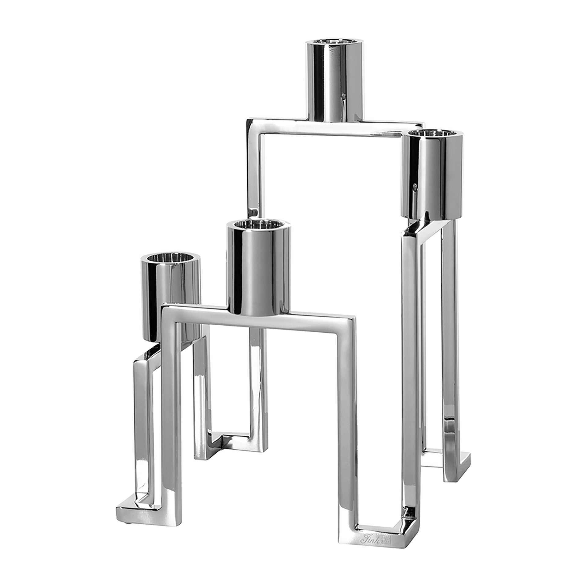 GRANT Leuchter, 4-flammig silberfarben