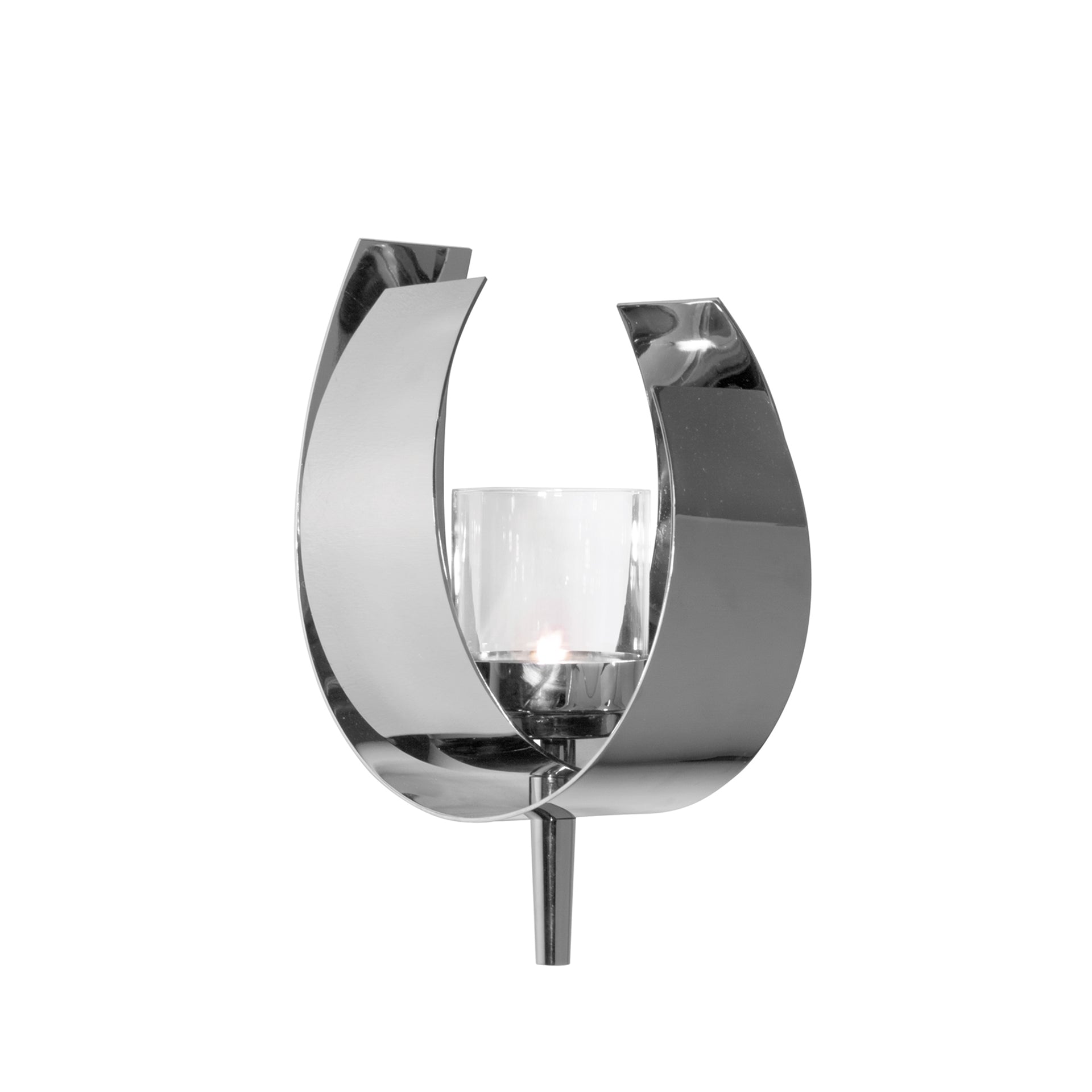 AMALIA Wandleuchter silberfarben