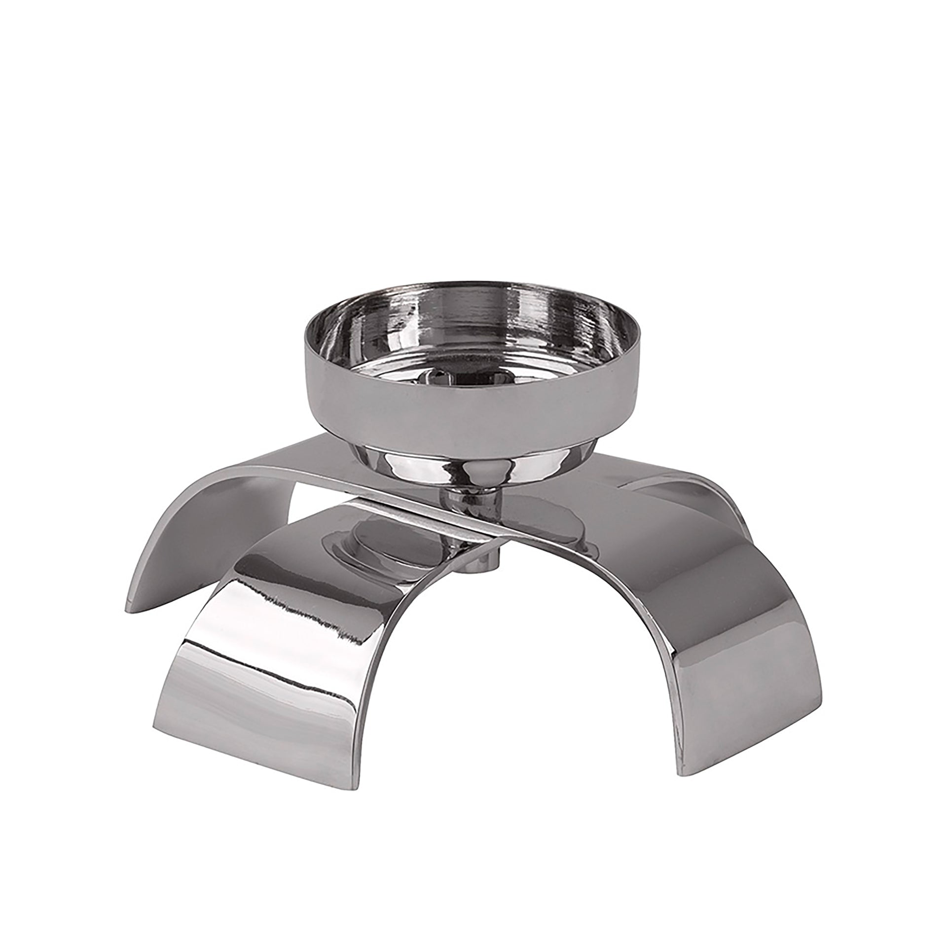 AARON Leuchter silberfarben