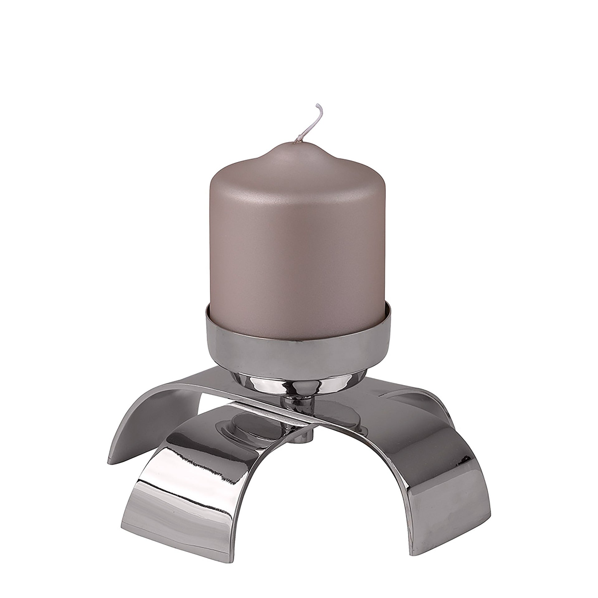 AARON Leuchter silberfarben