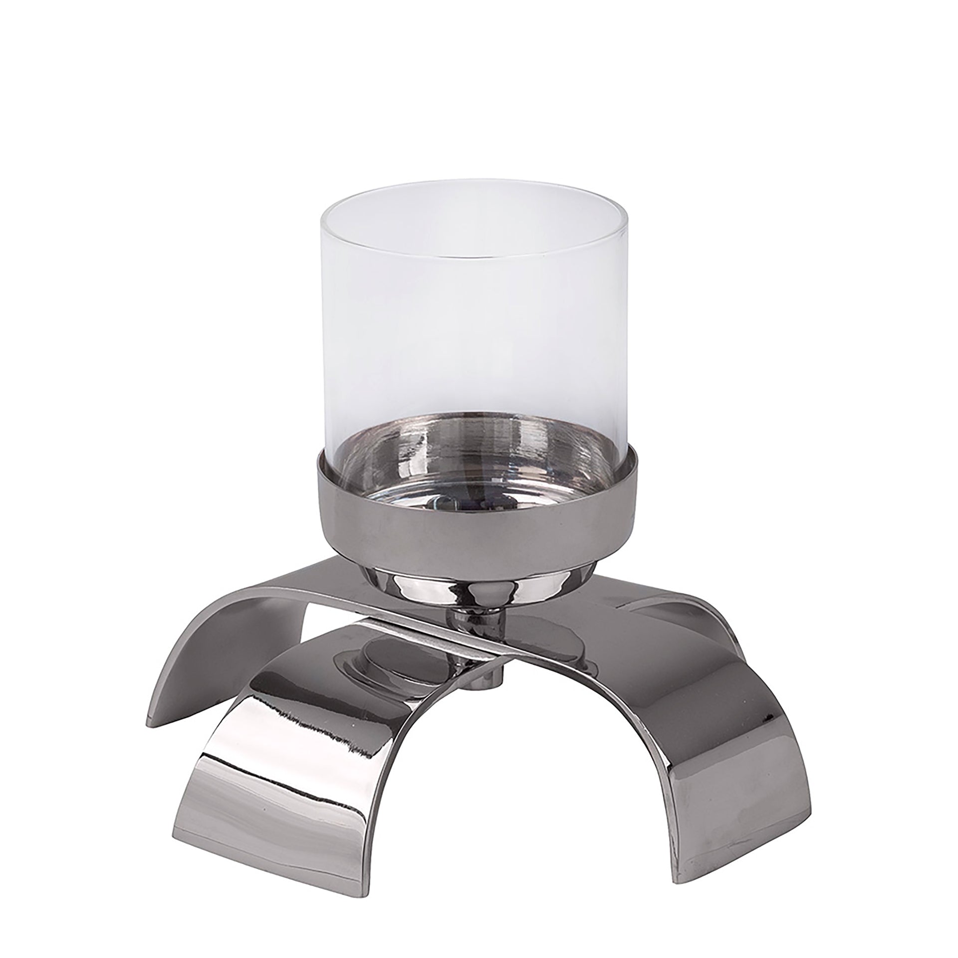 AARON Leuchter silberfarben