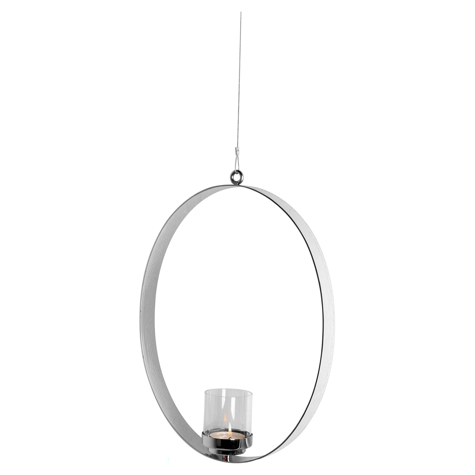 SABINA Teelichthalter silberfarben