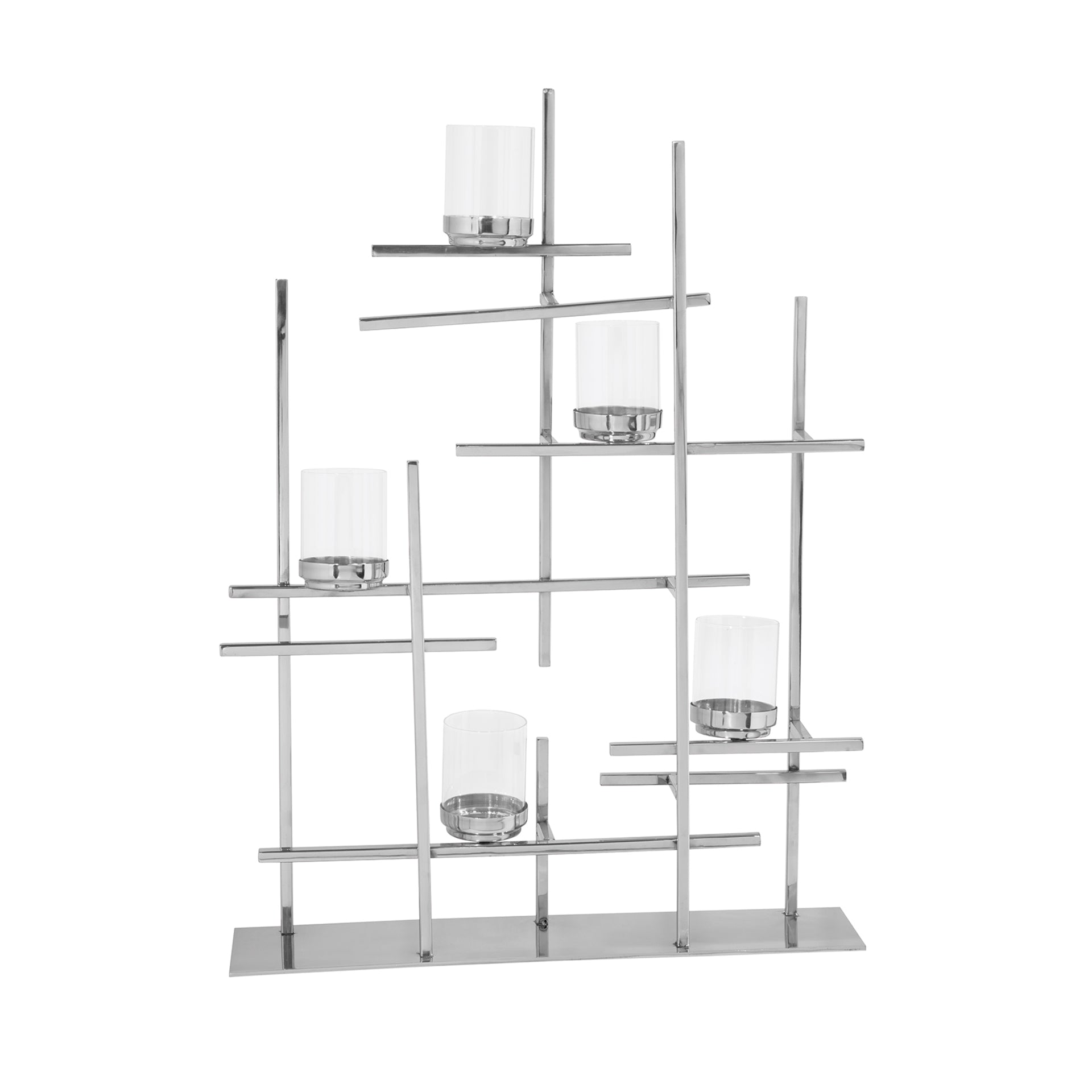 PALADIN Teelichthalter, 5-flammig silberfarben