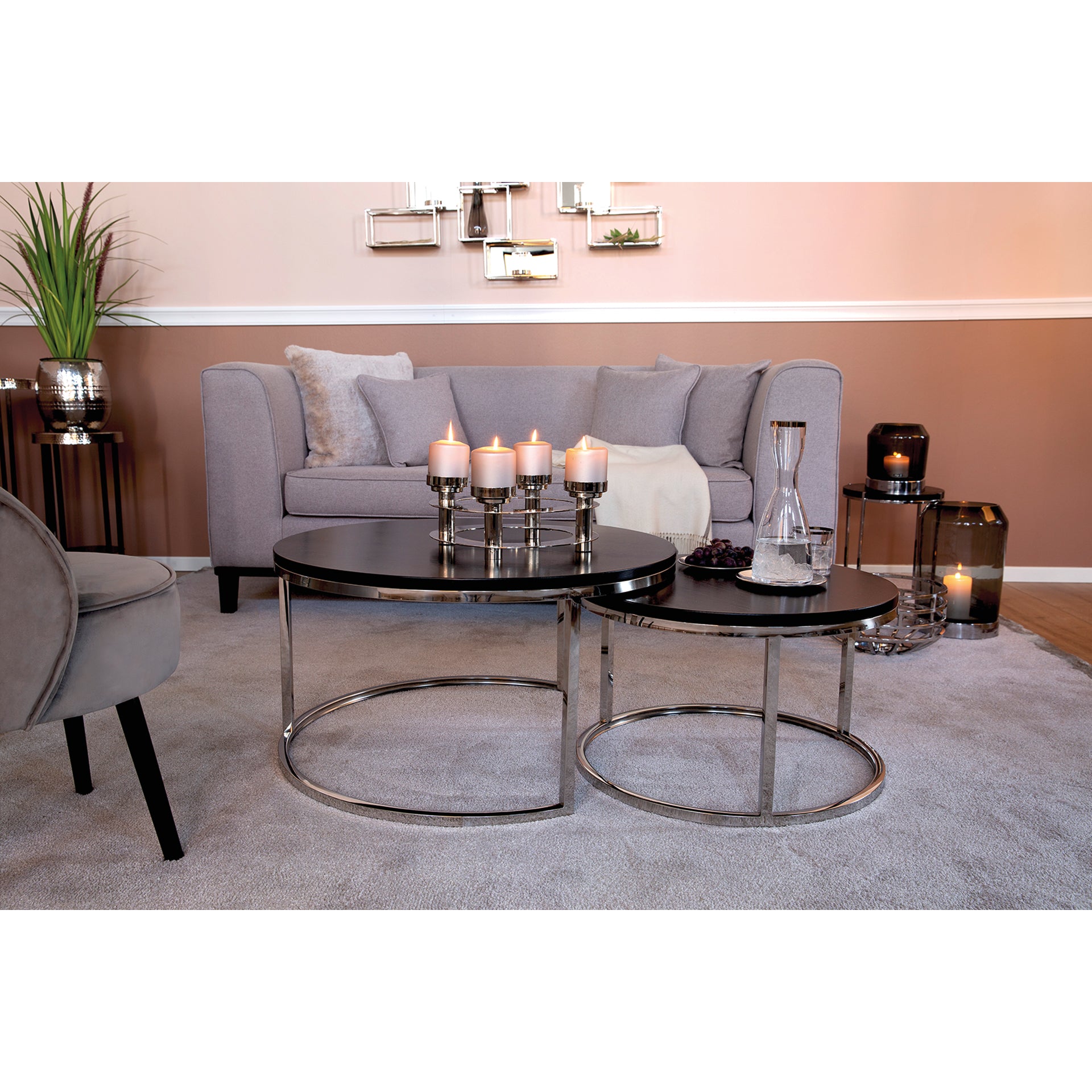 RICARDO Kranz silberfarben