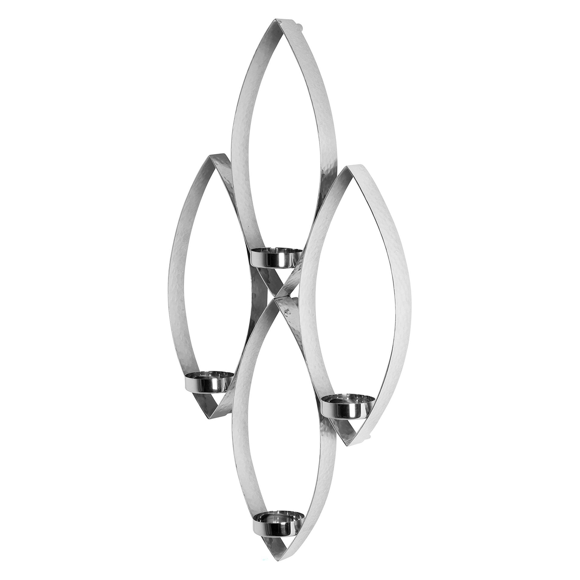 MARUF Wandleuchter silberfarben