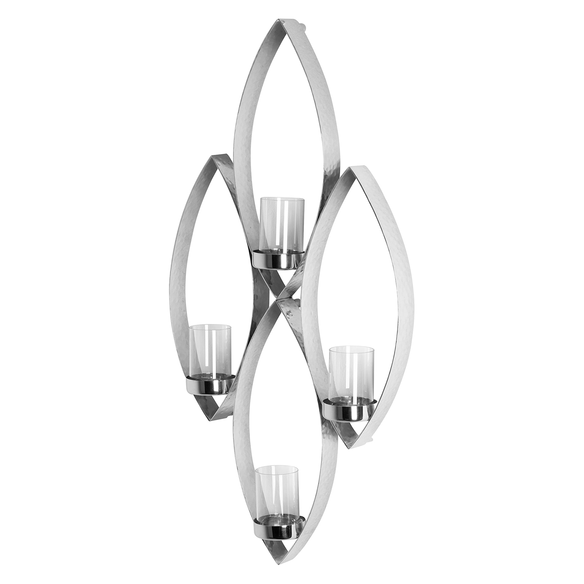 MARUF Wandleuchter silberfarben