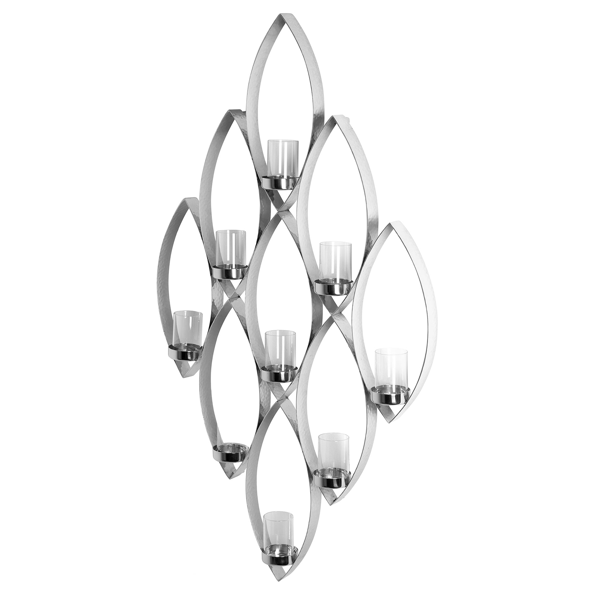 MARUF Wandleuchter silberfarben