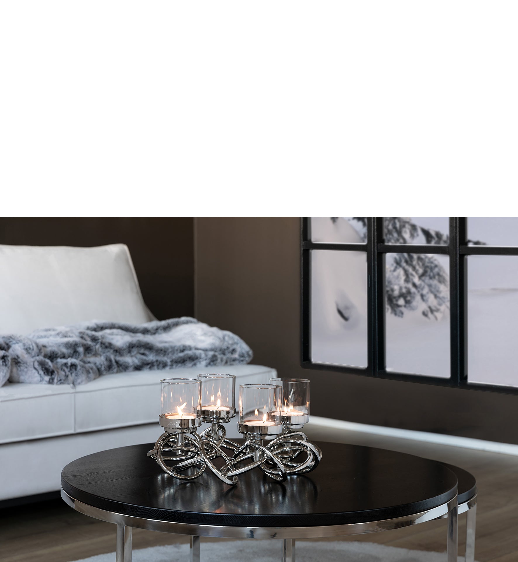 SONETTE Kranz silberfarben