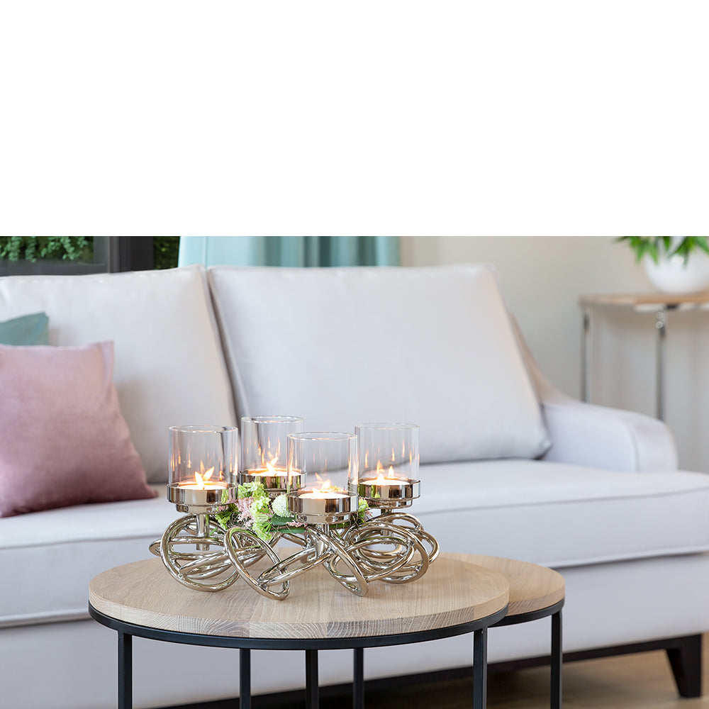 SONETTE Kranz silberfarben