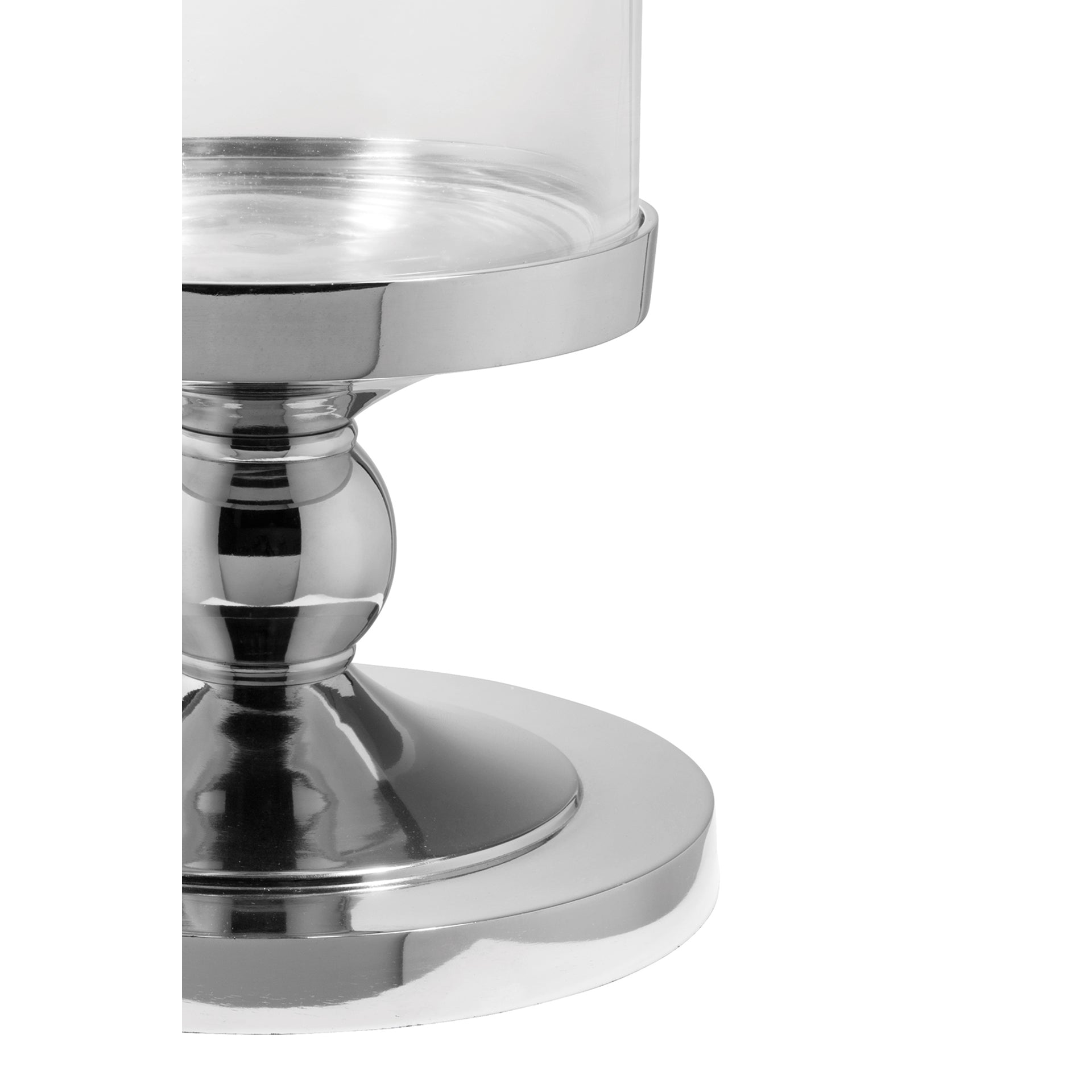 LAMONTE Leuchter silberfarben