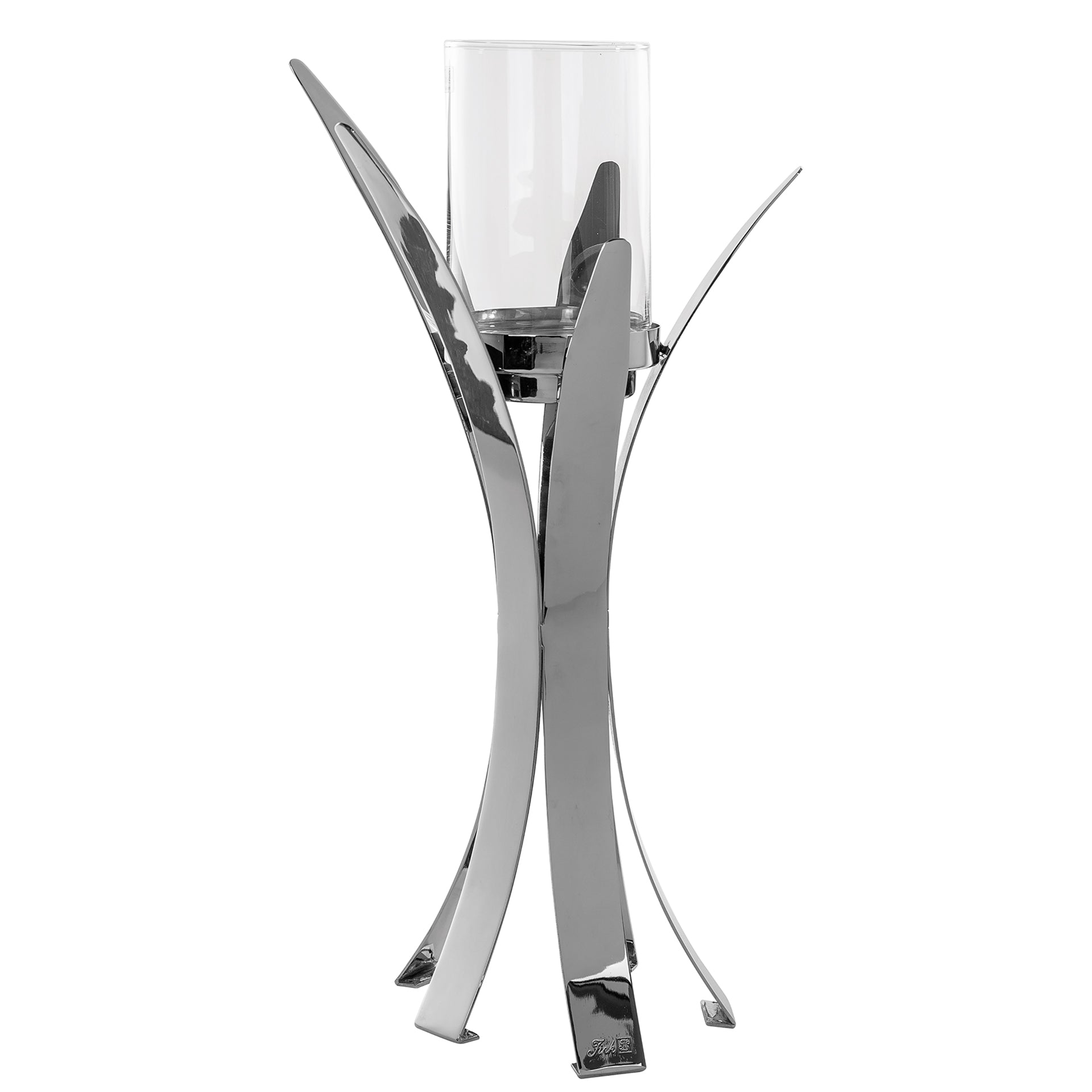 VIVAS Leuchter silberfarben