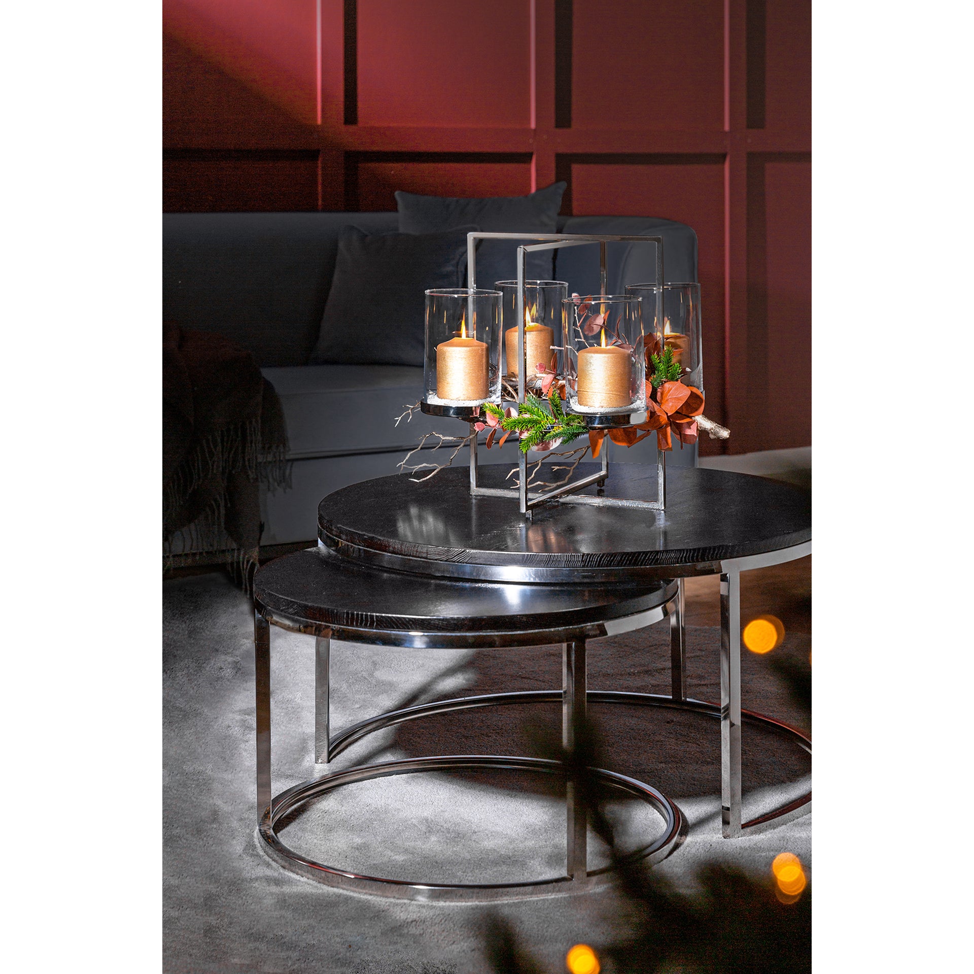 NORMAN Kranz silberfarben