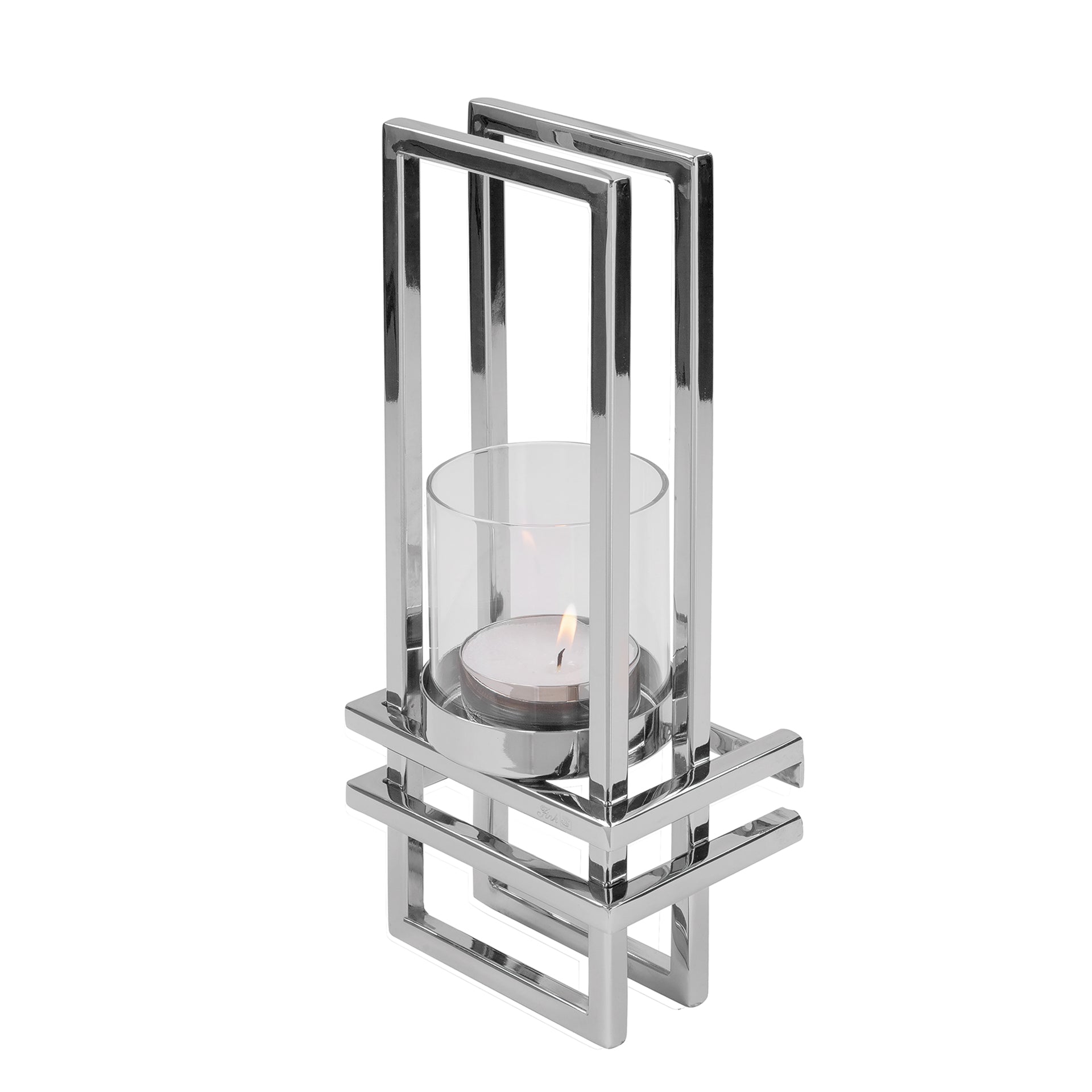 DUALIS Wanddekoration silberfarben