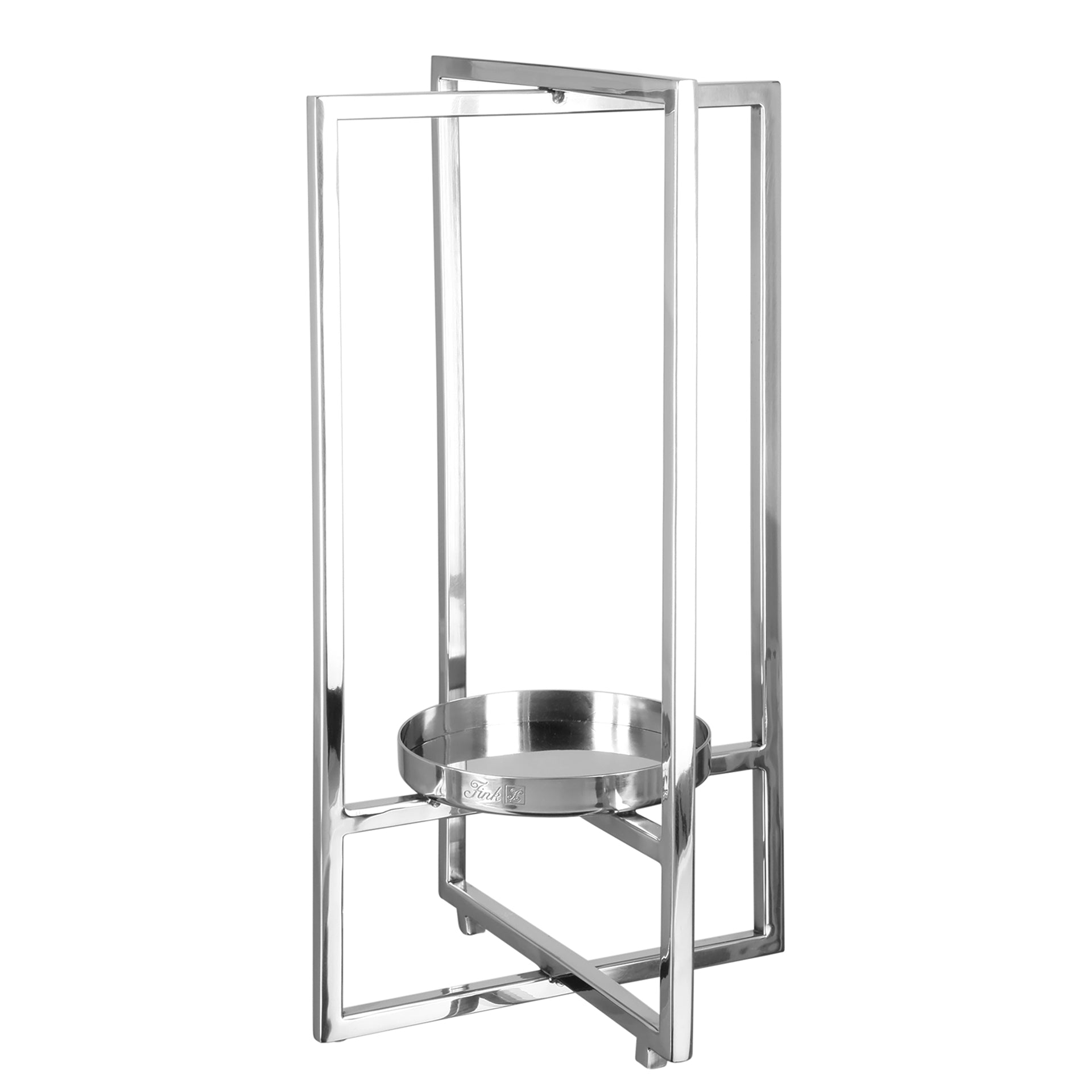 EZ-NORMAN Windlicht silberfarben