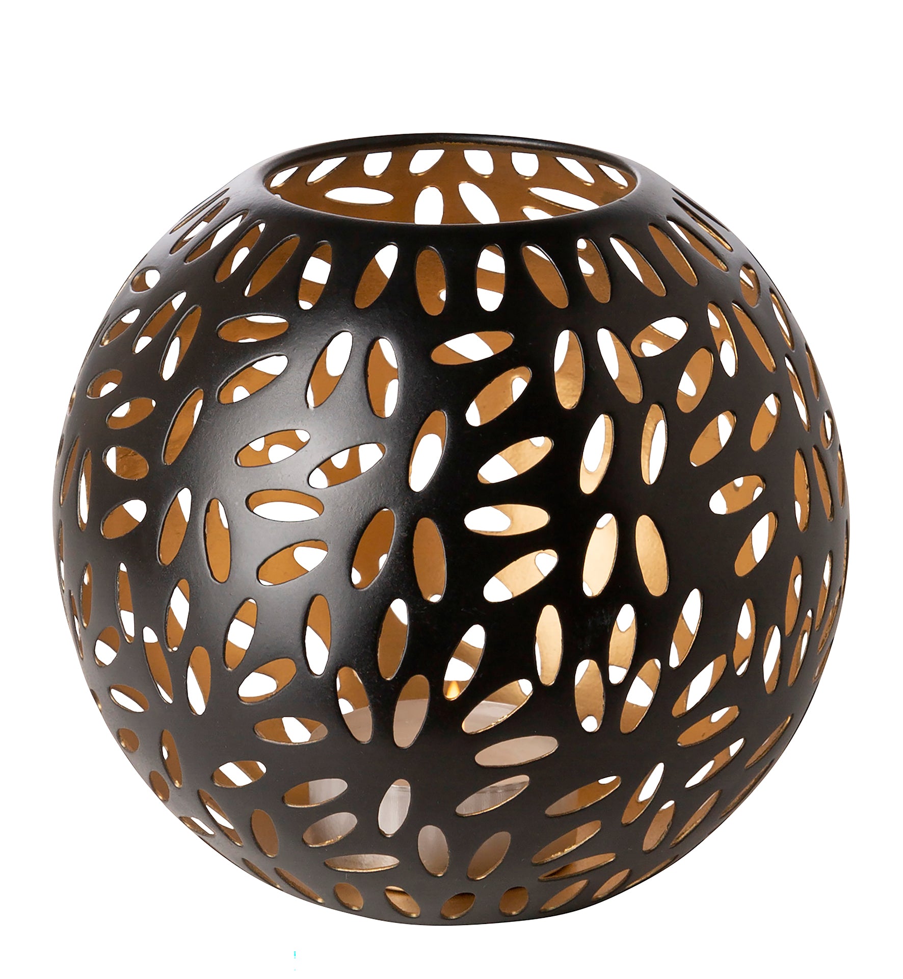 DARIA Windlicht schwarz