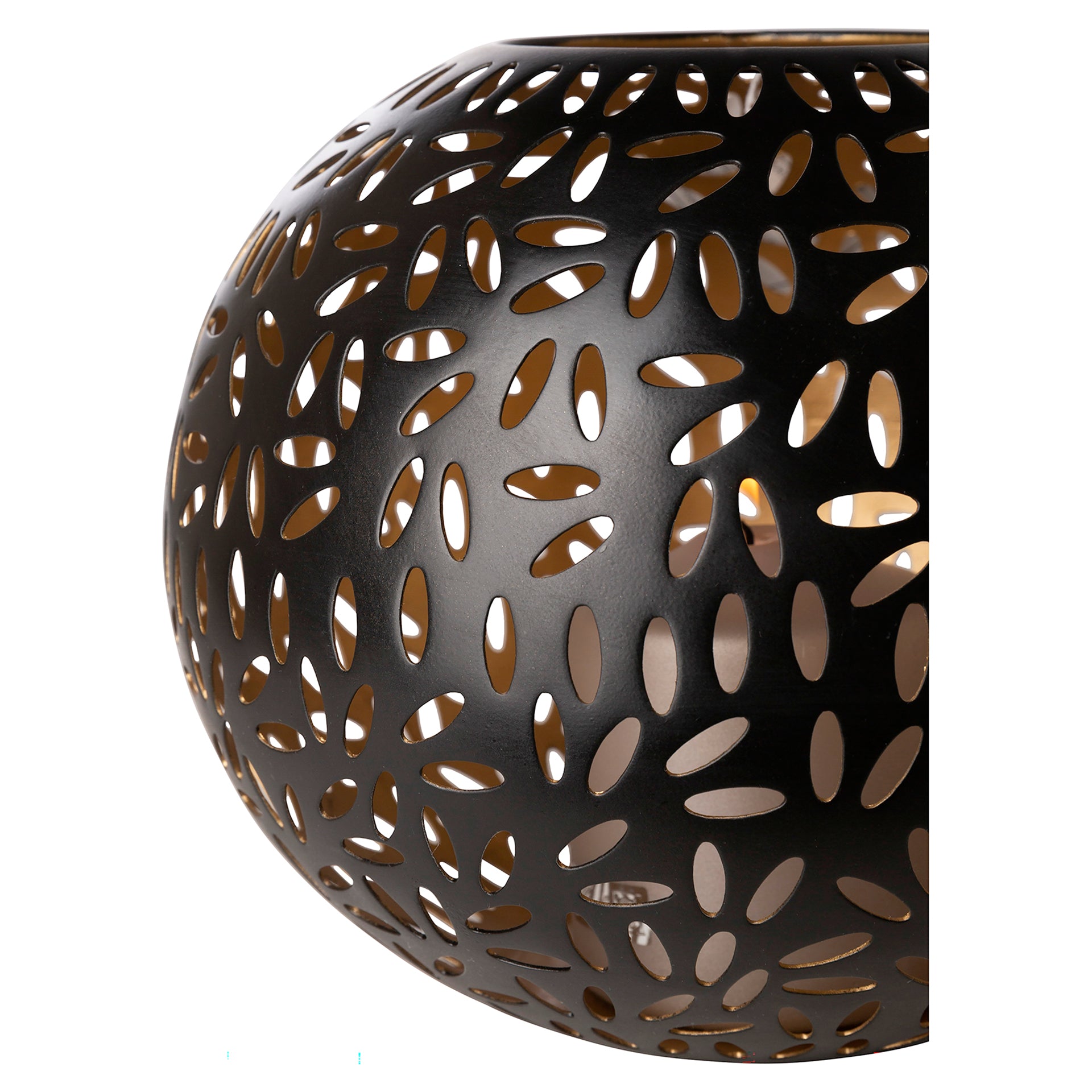 DARIA Windlicht schwarz