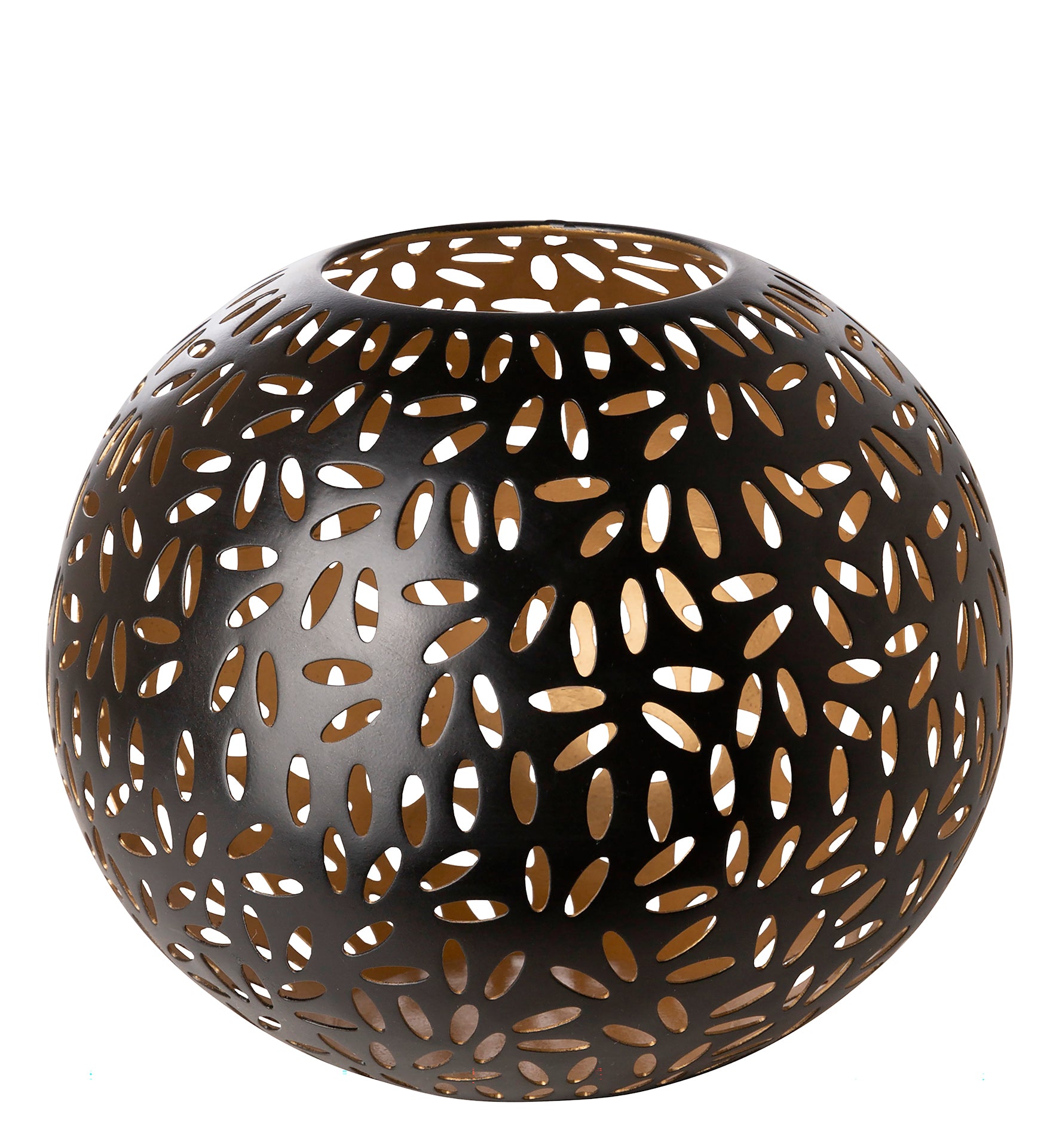 DARIA Windlicht schwarz