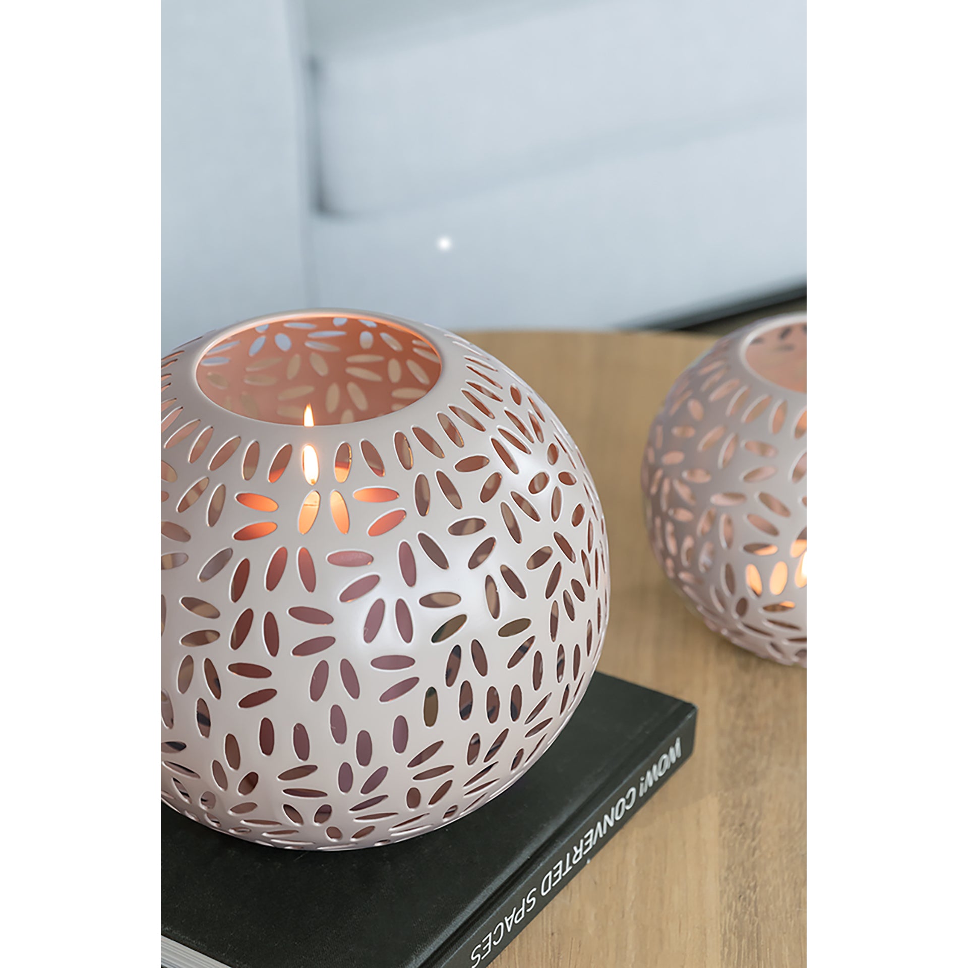 DARIA Windlicht rose