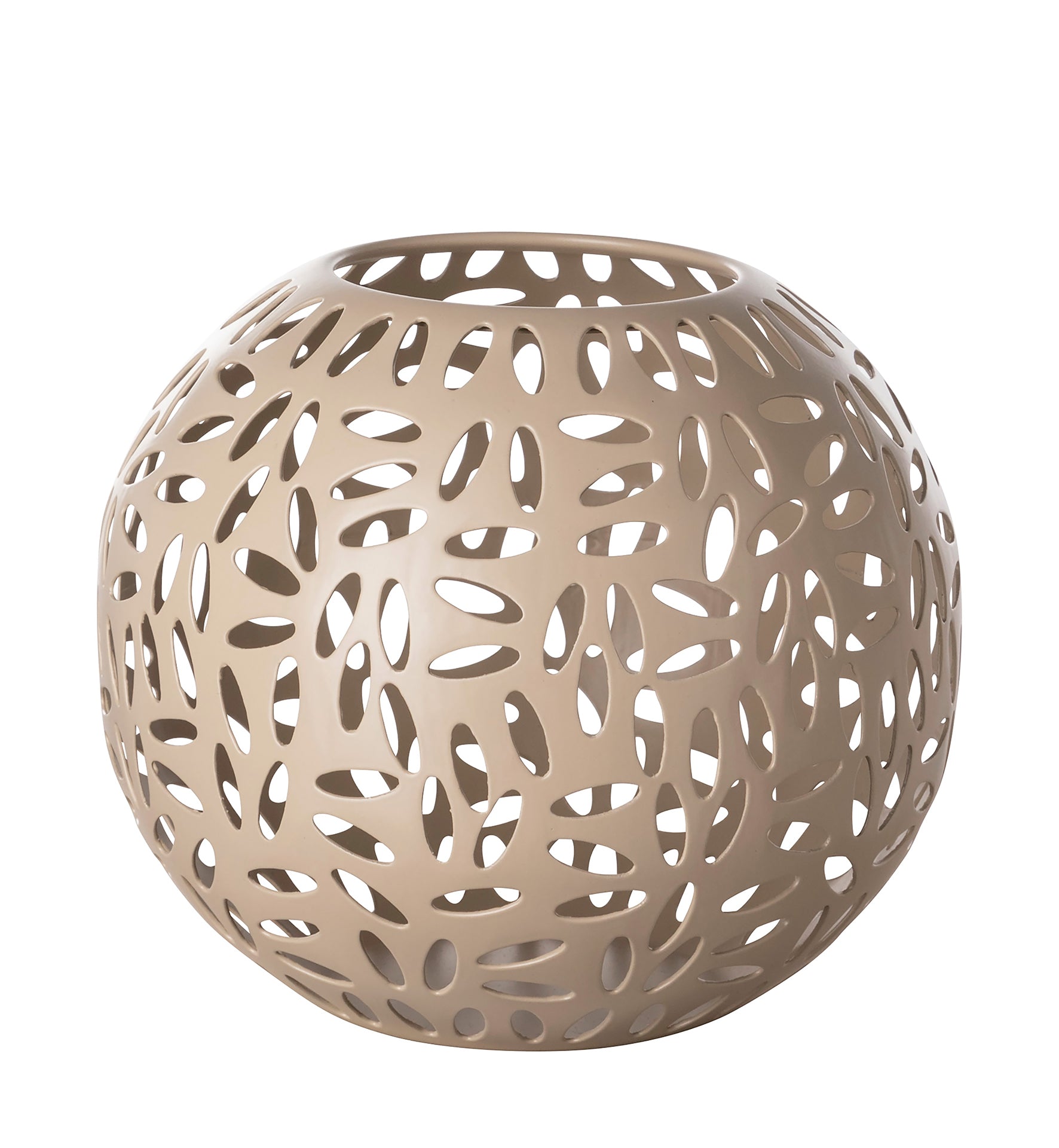 DARIA Windlicht taupe