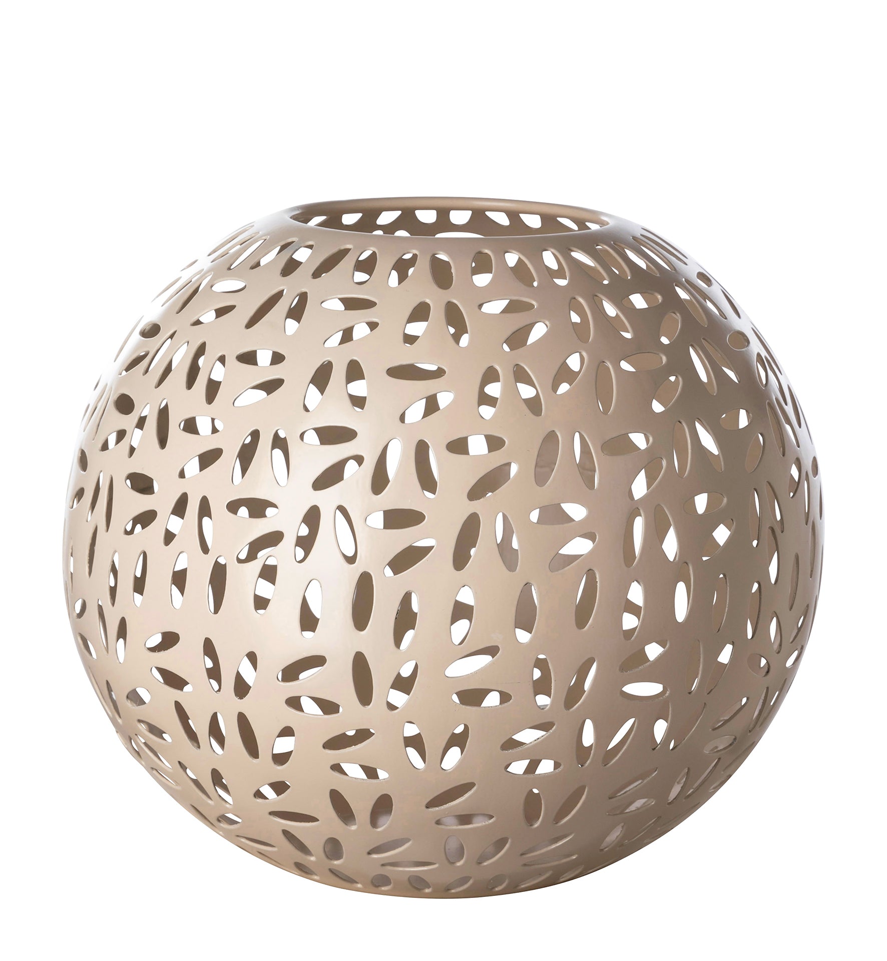 DARIA Windlicht taupe