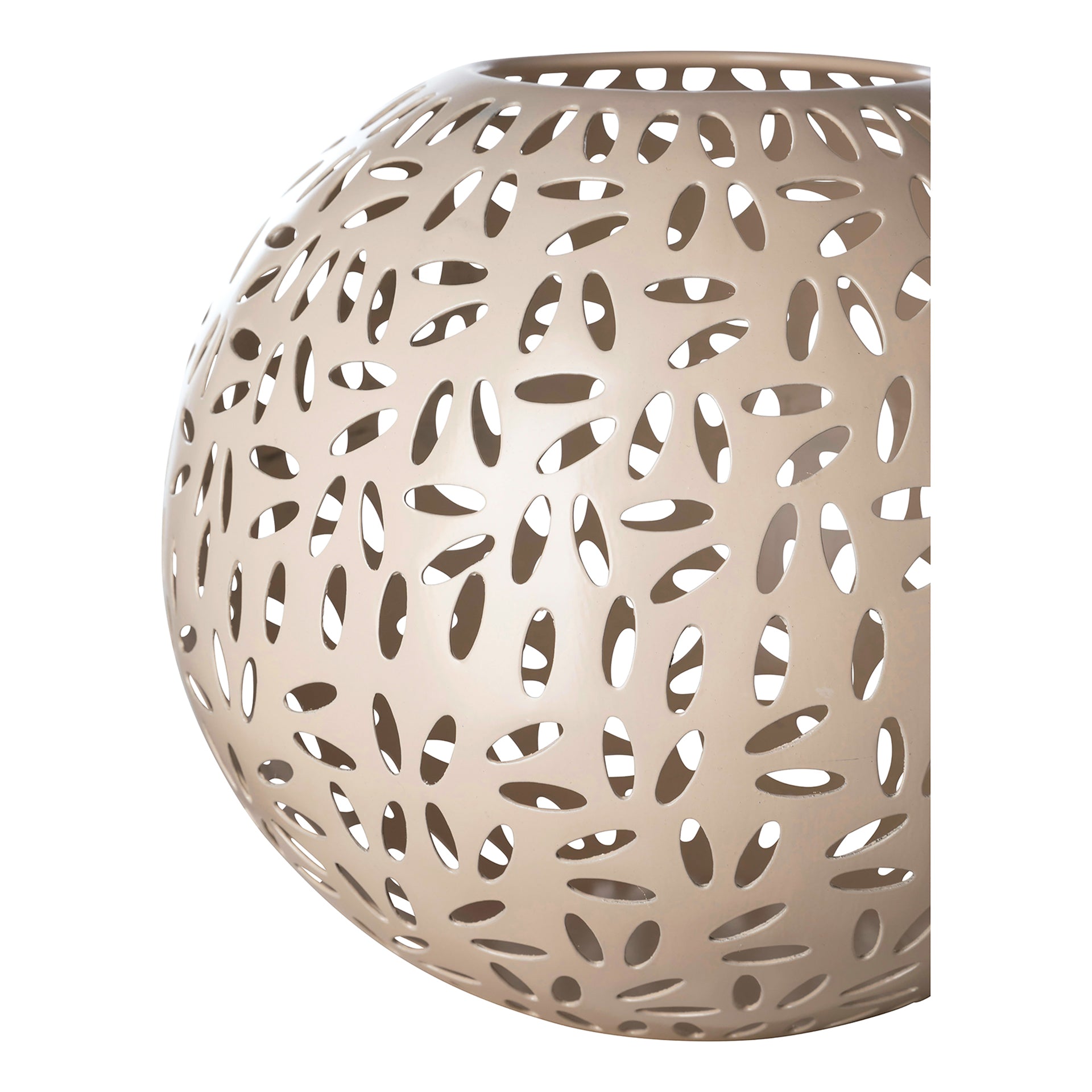 DARIA Windlicht taupe