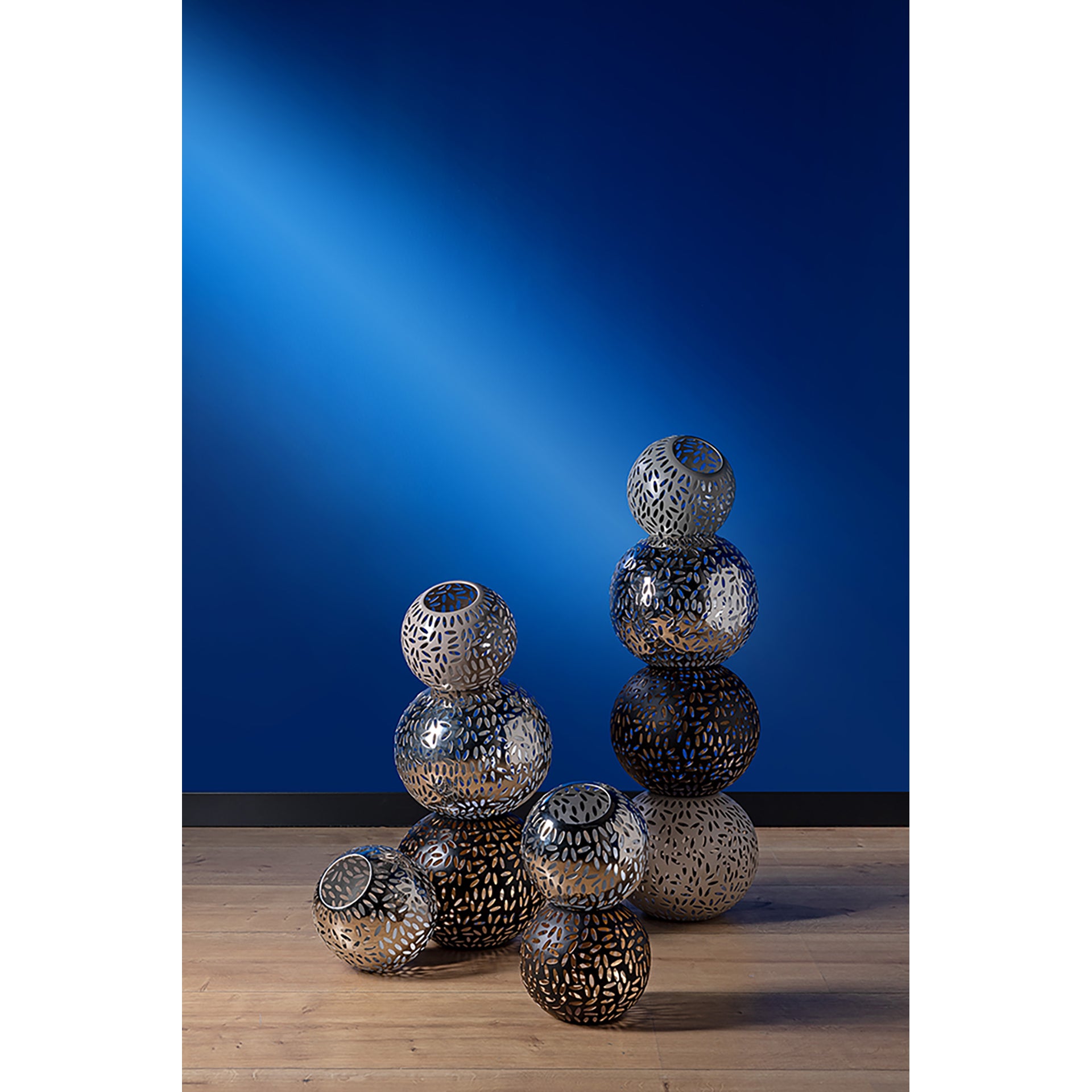 DARIA Windlicht taupe