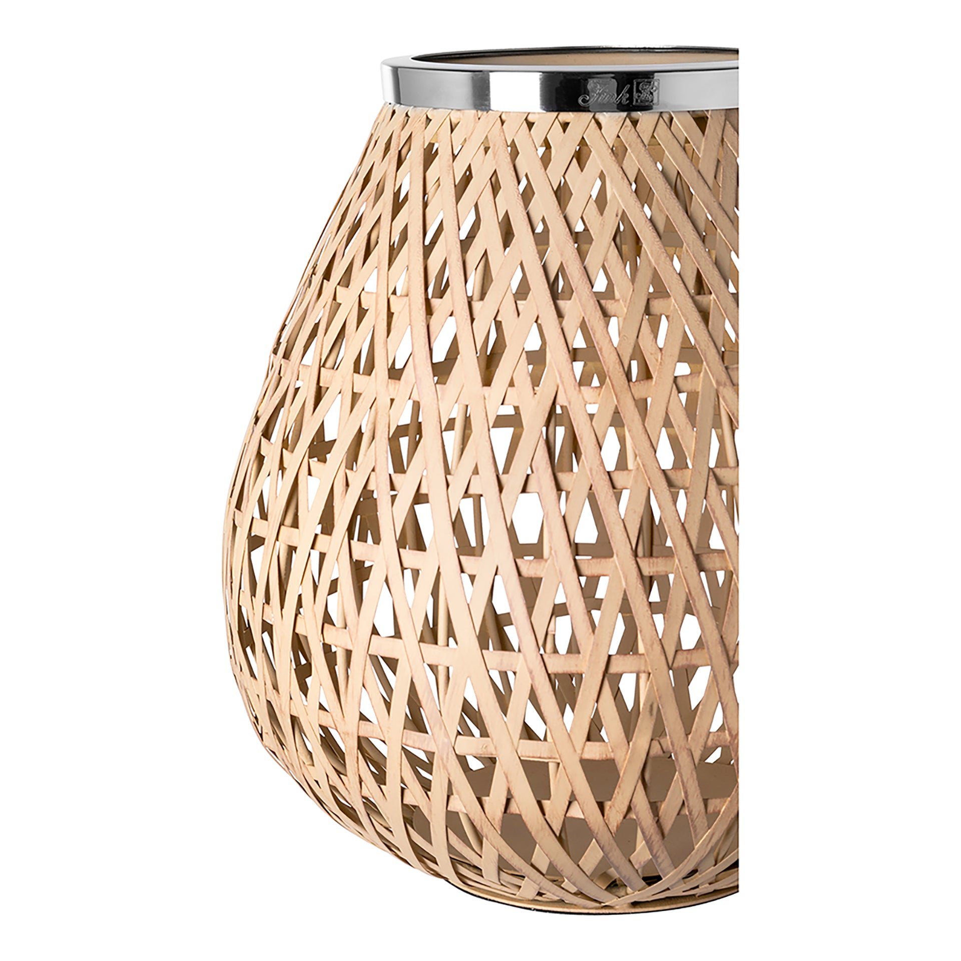 SHONA Windlicht ohne Glas natur