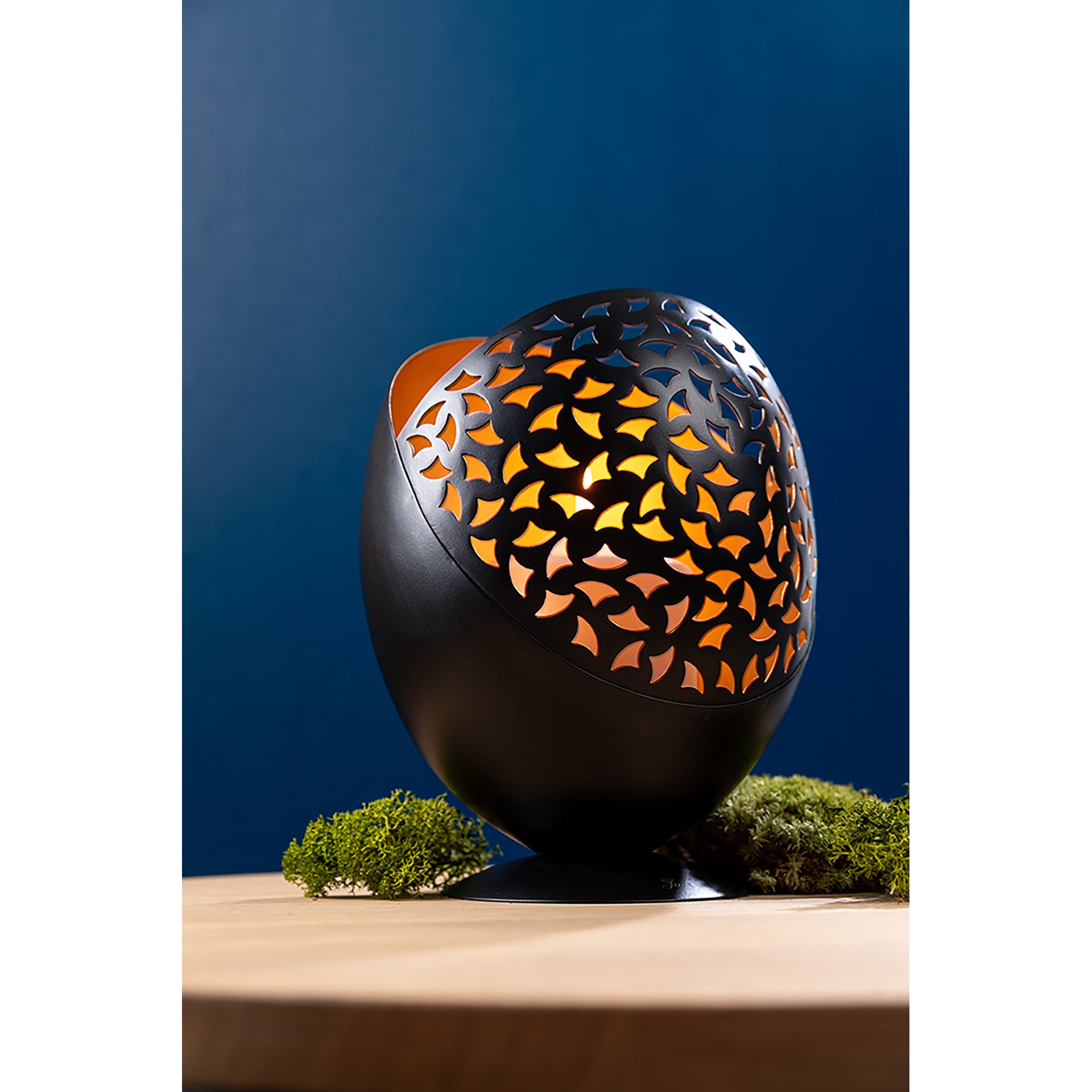 PURIA Windlicht ohne Glas goldfarben