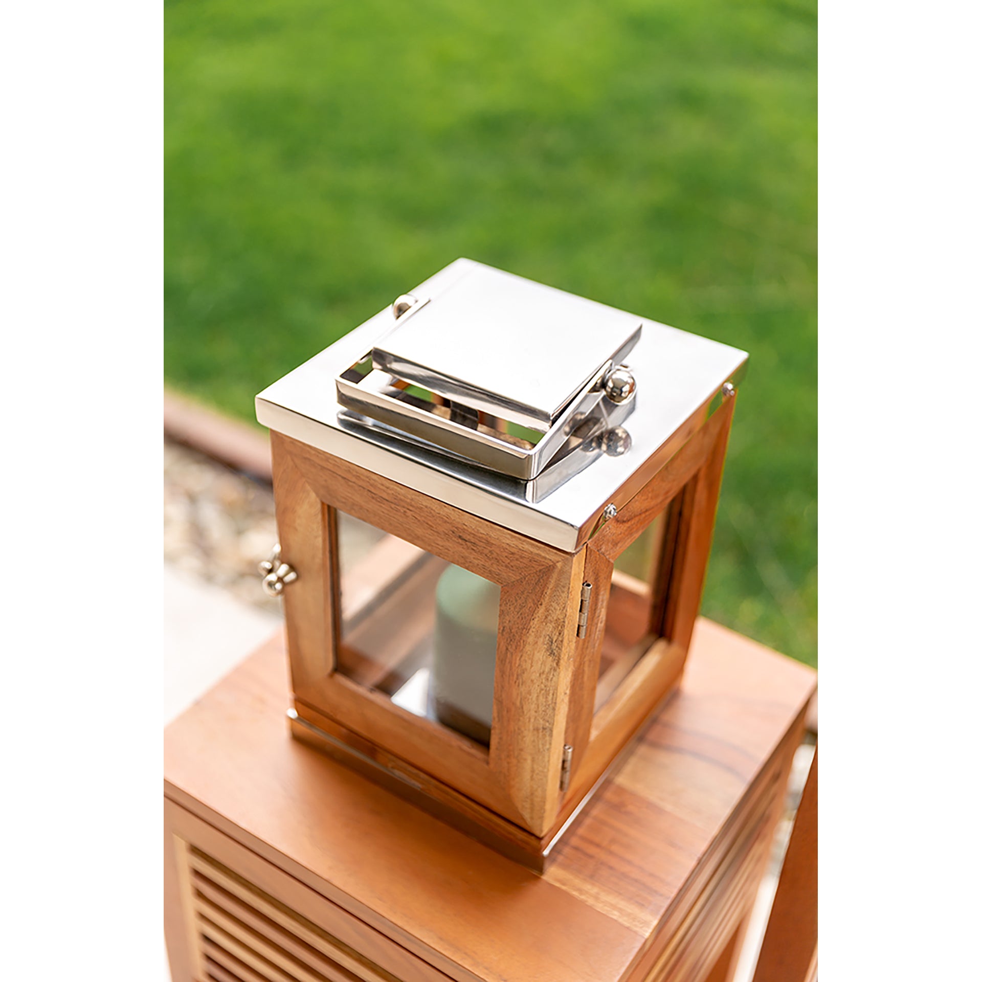 TOLEDO Laterne silber