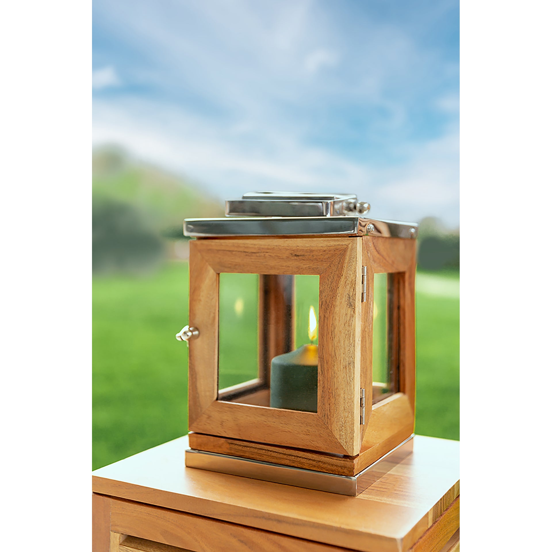 TOLEDO Laterne silber