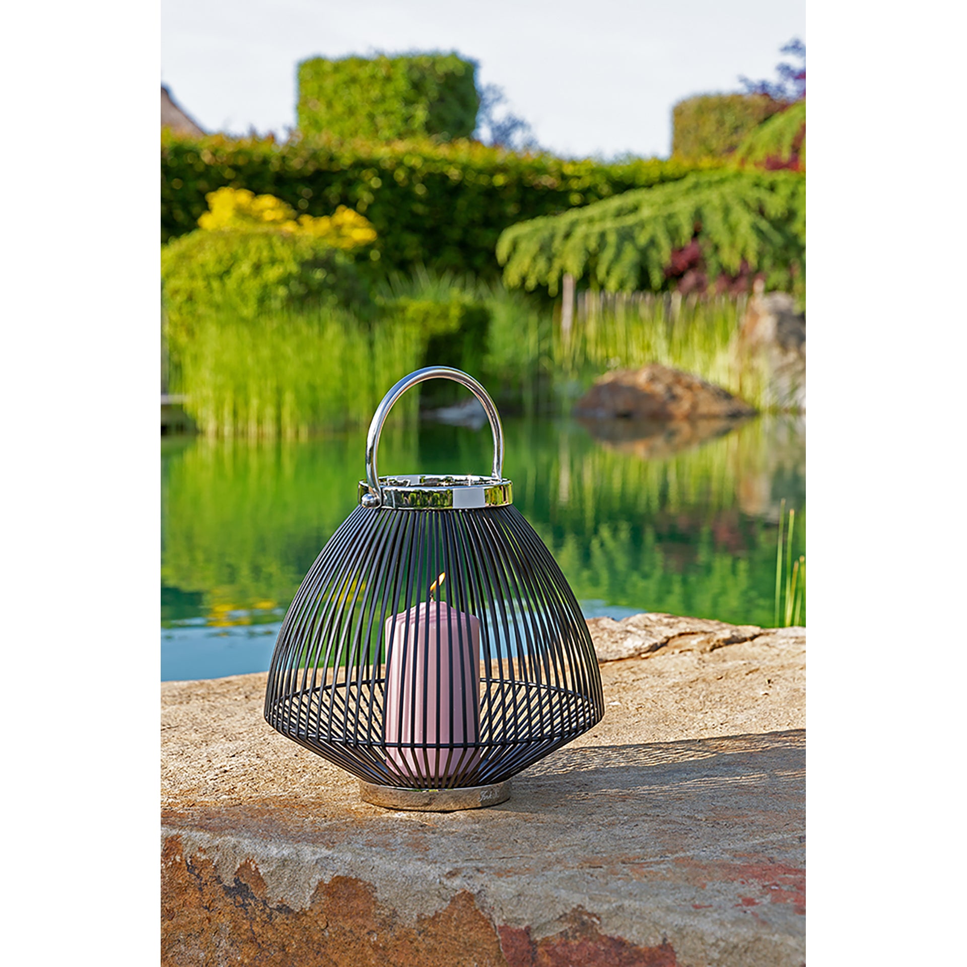 FLIX Laterne silberfarben