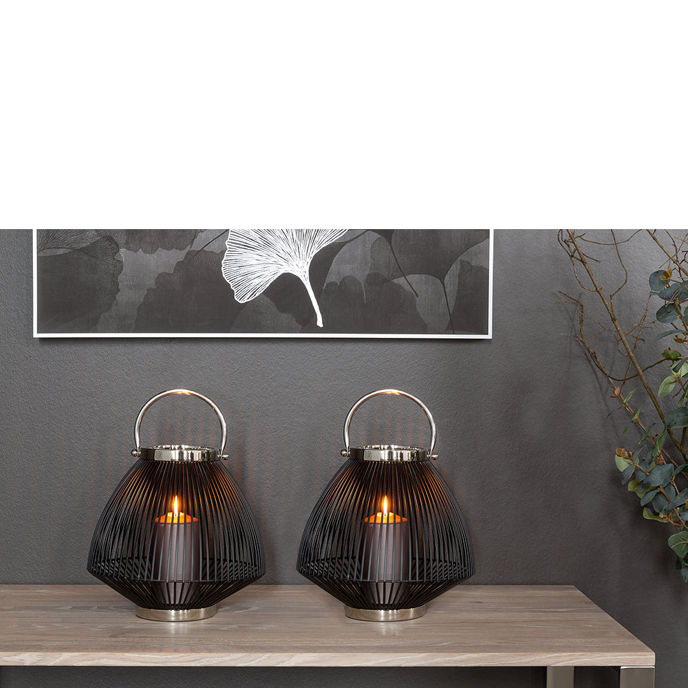 FLIX Laterne silberfarben