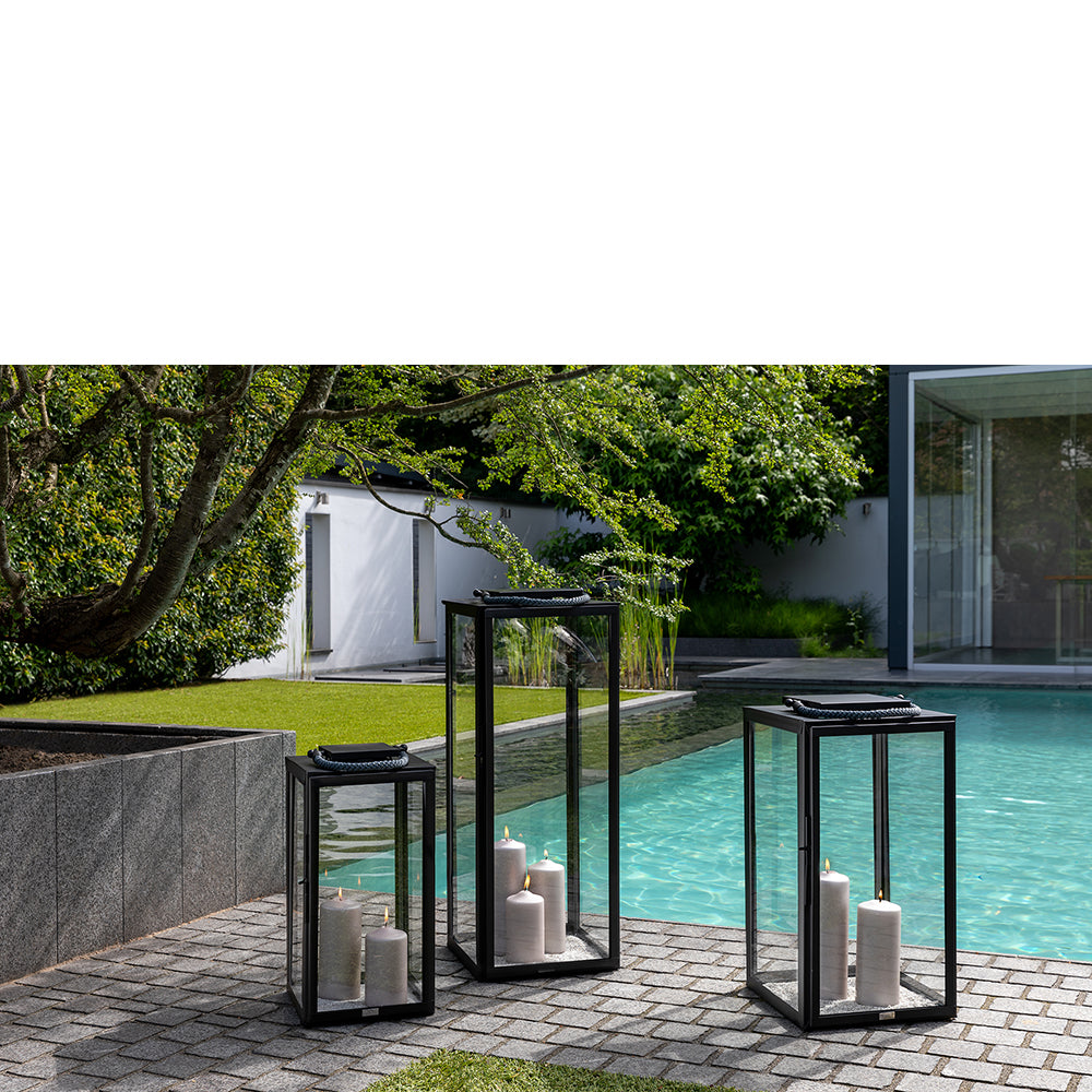 SEVILLA Laterne schwarz
