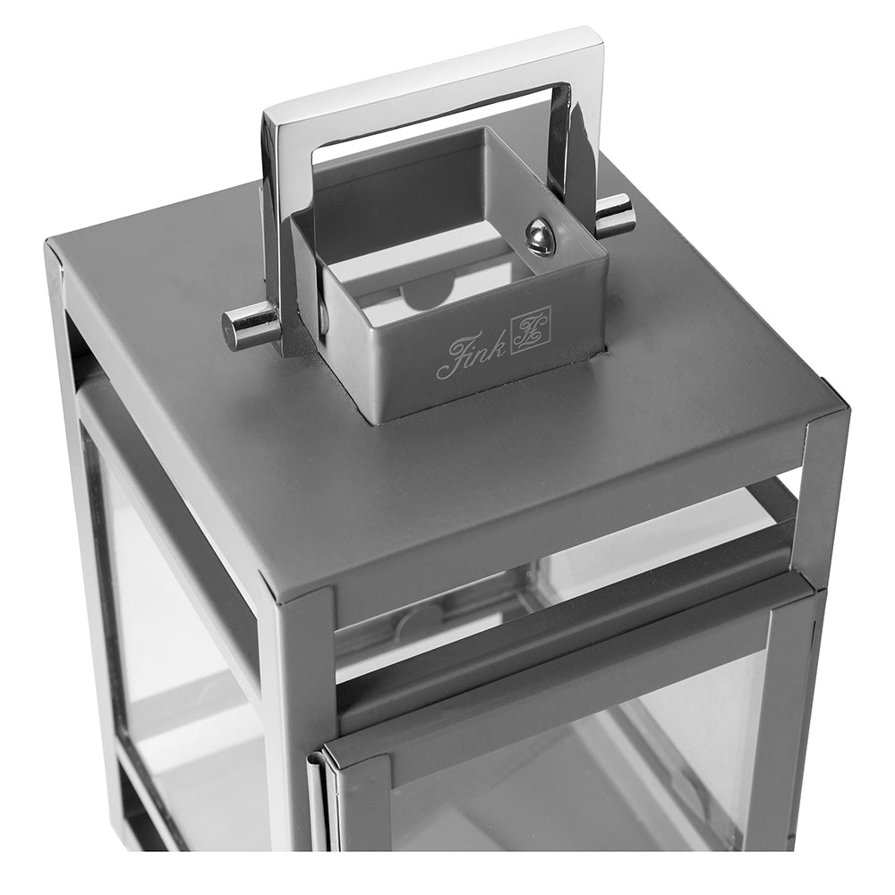 KENIA Laterne hellgrau