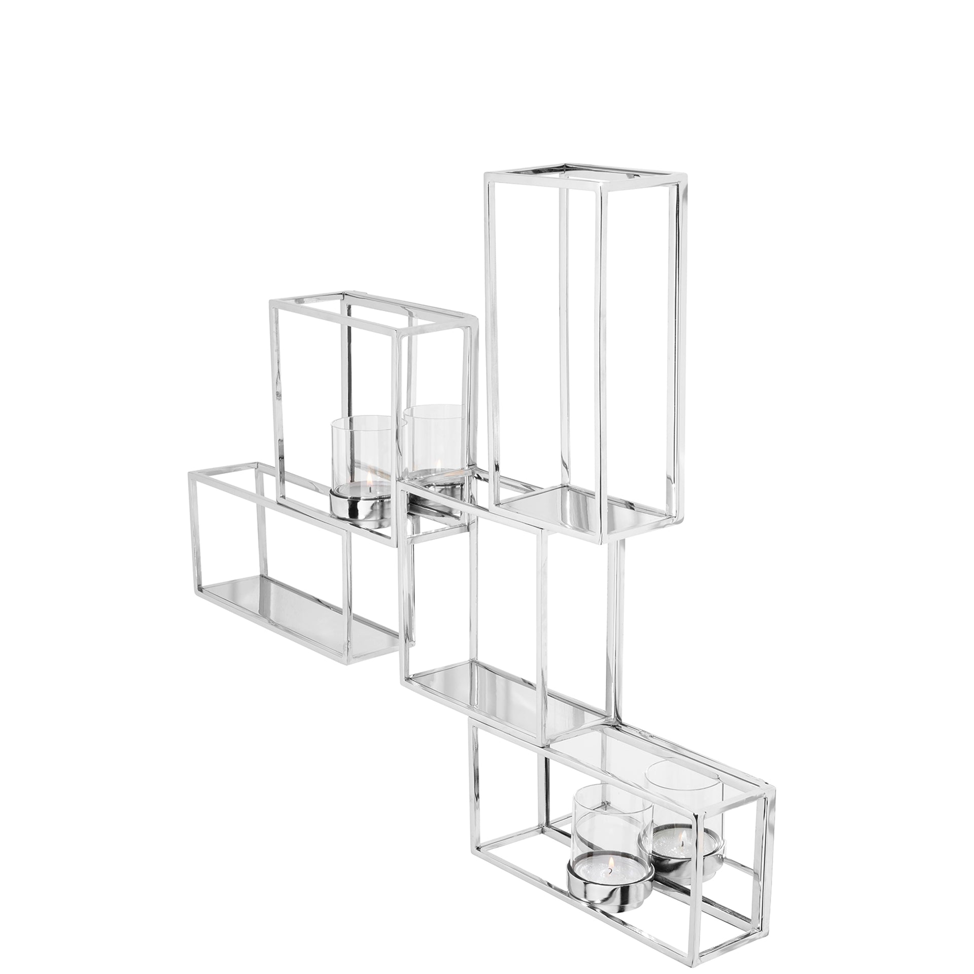 TRAVITA Wanddekoration silberfarben