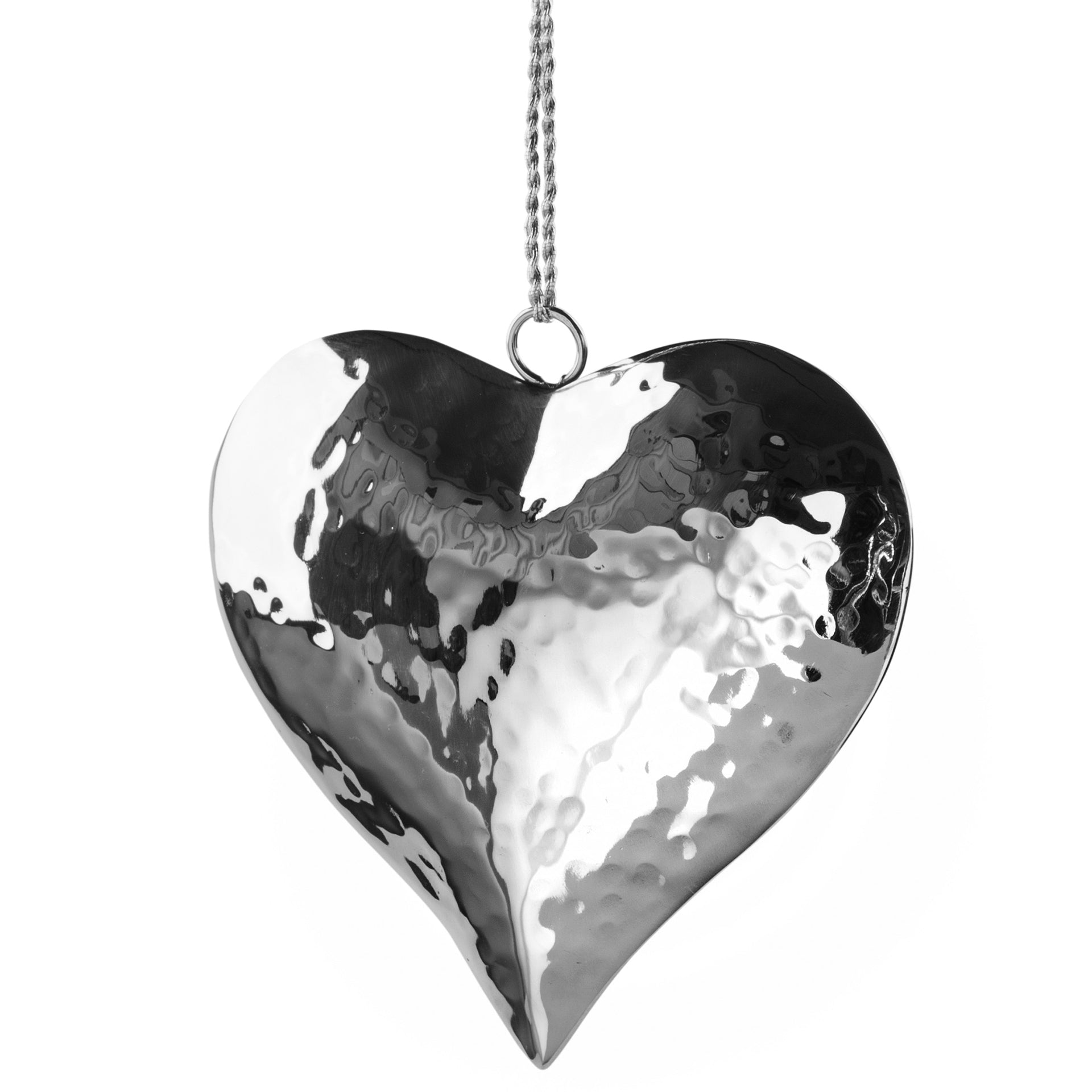 LOVA Deko Herz silber