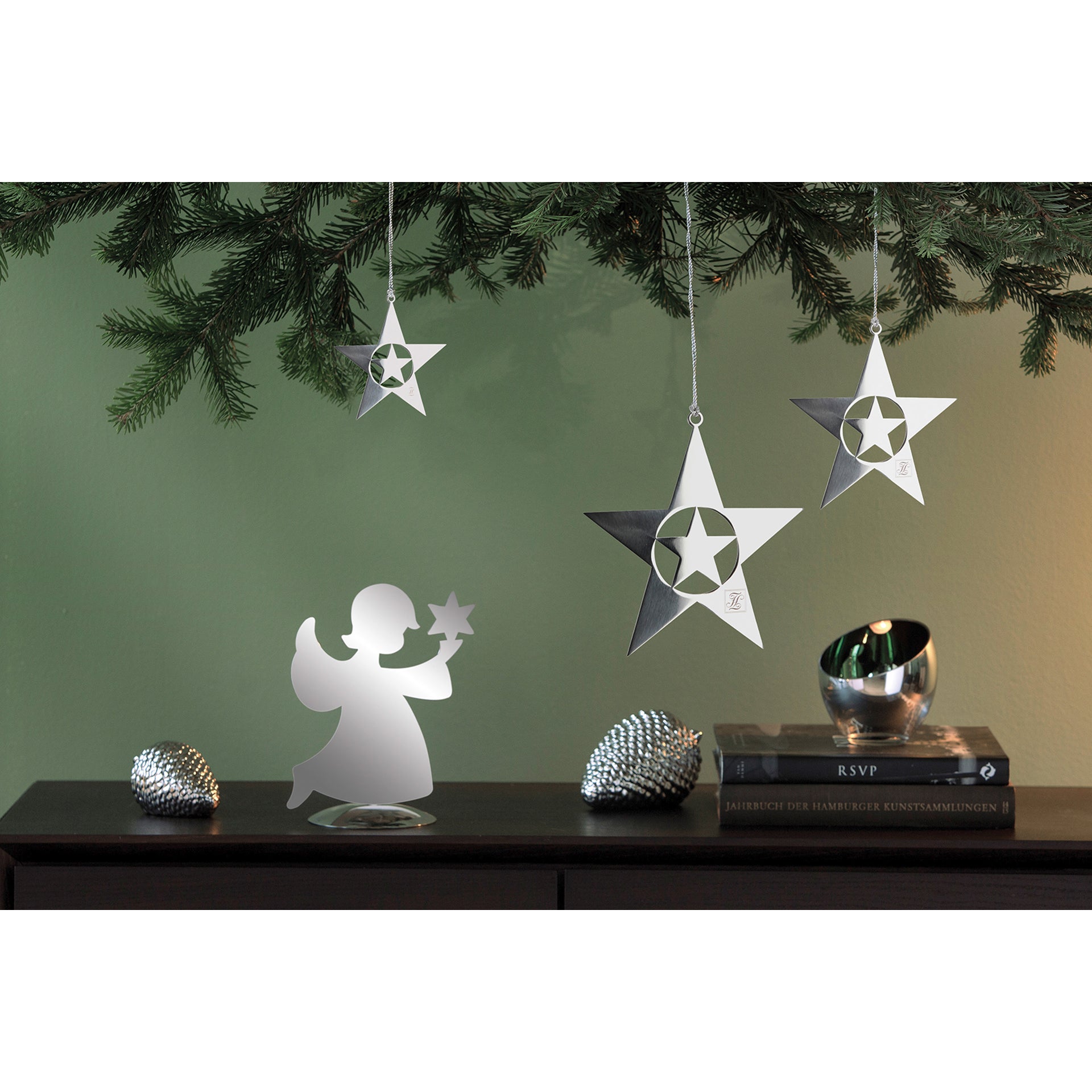 MARITA Anhänger silberfarben