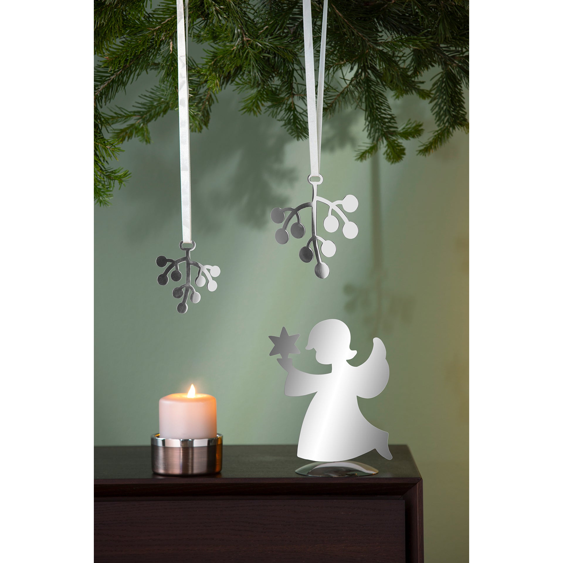 AGATHA Anhänger silberfarben