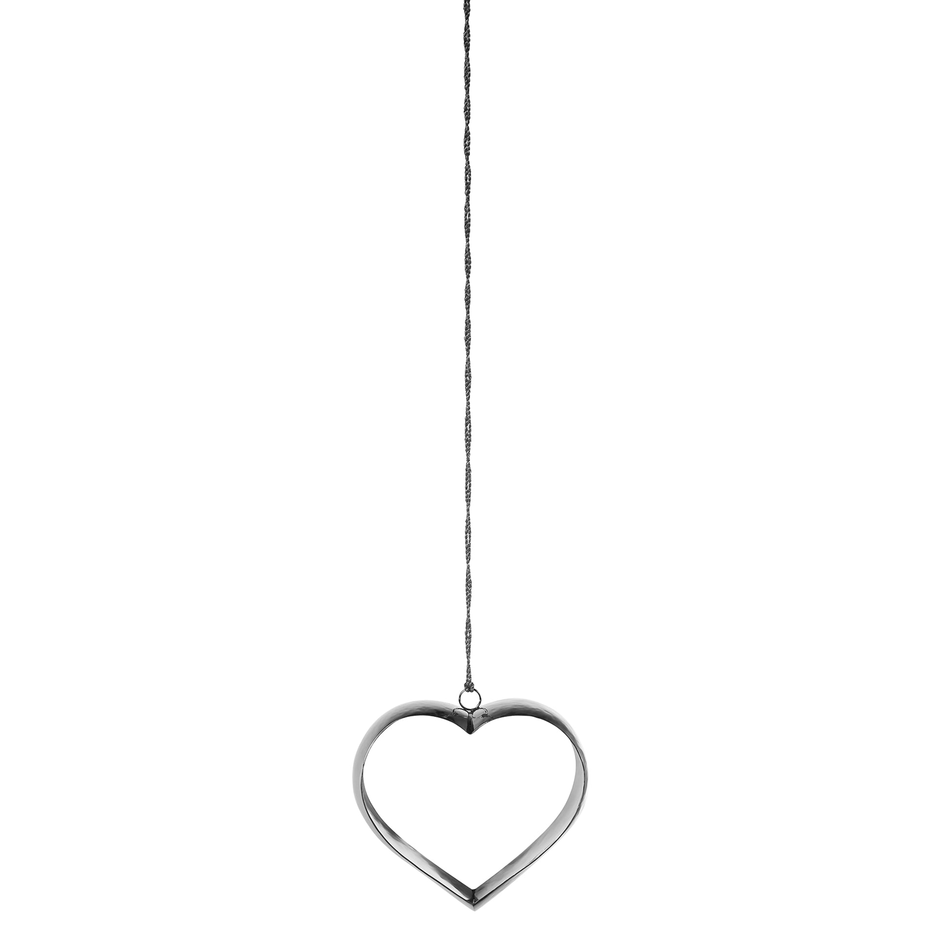 ANYA Deko Herz silberfarben