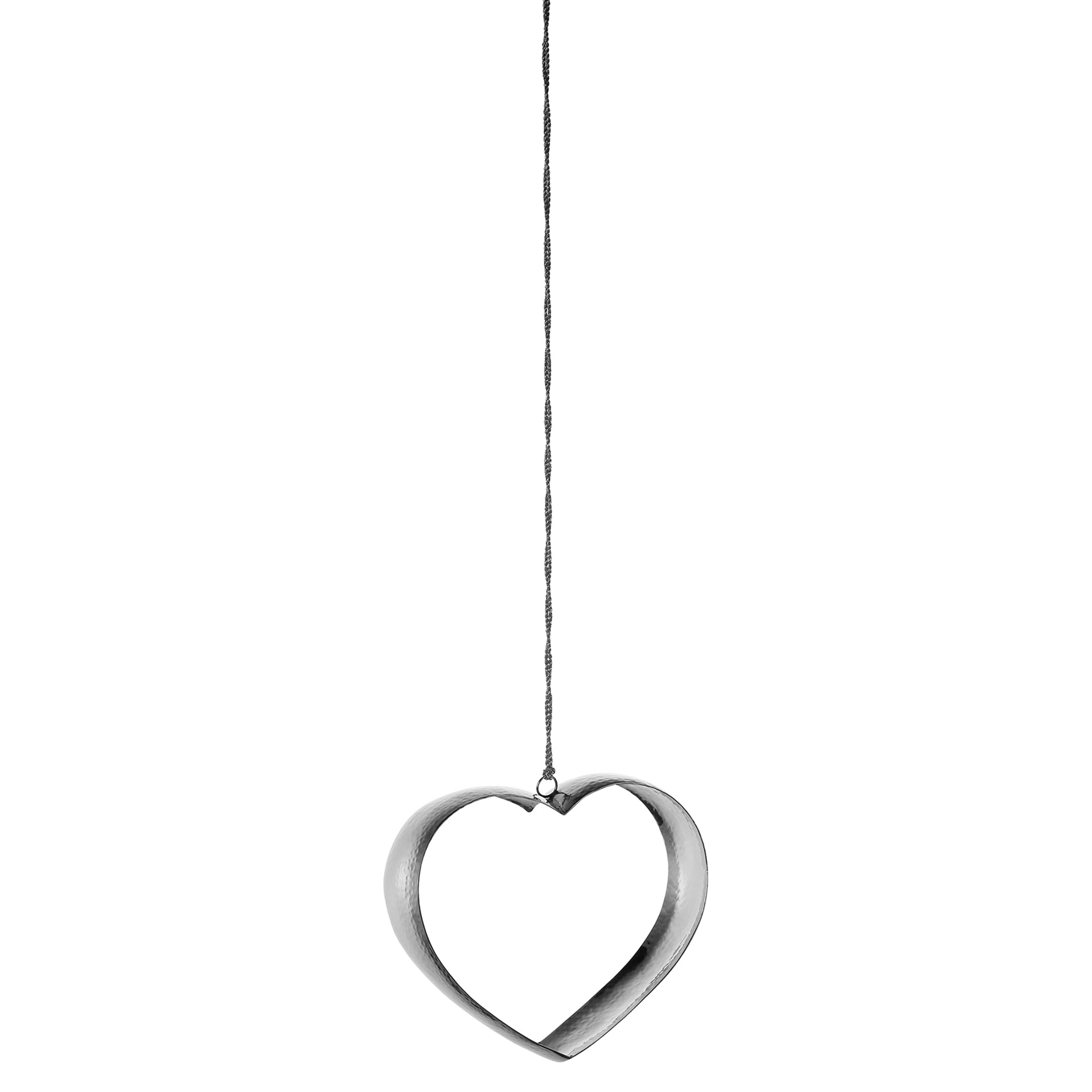 ANYA Deko Herz silberfarben