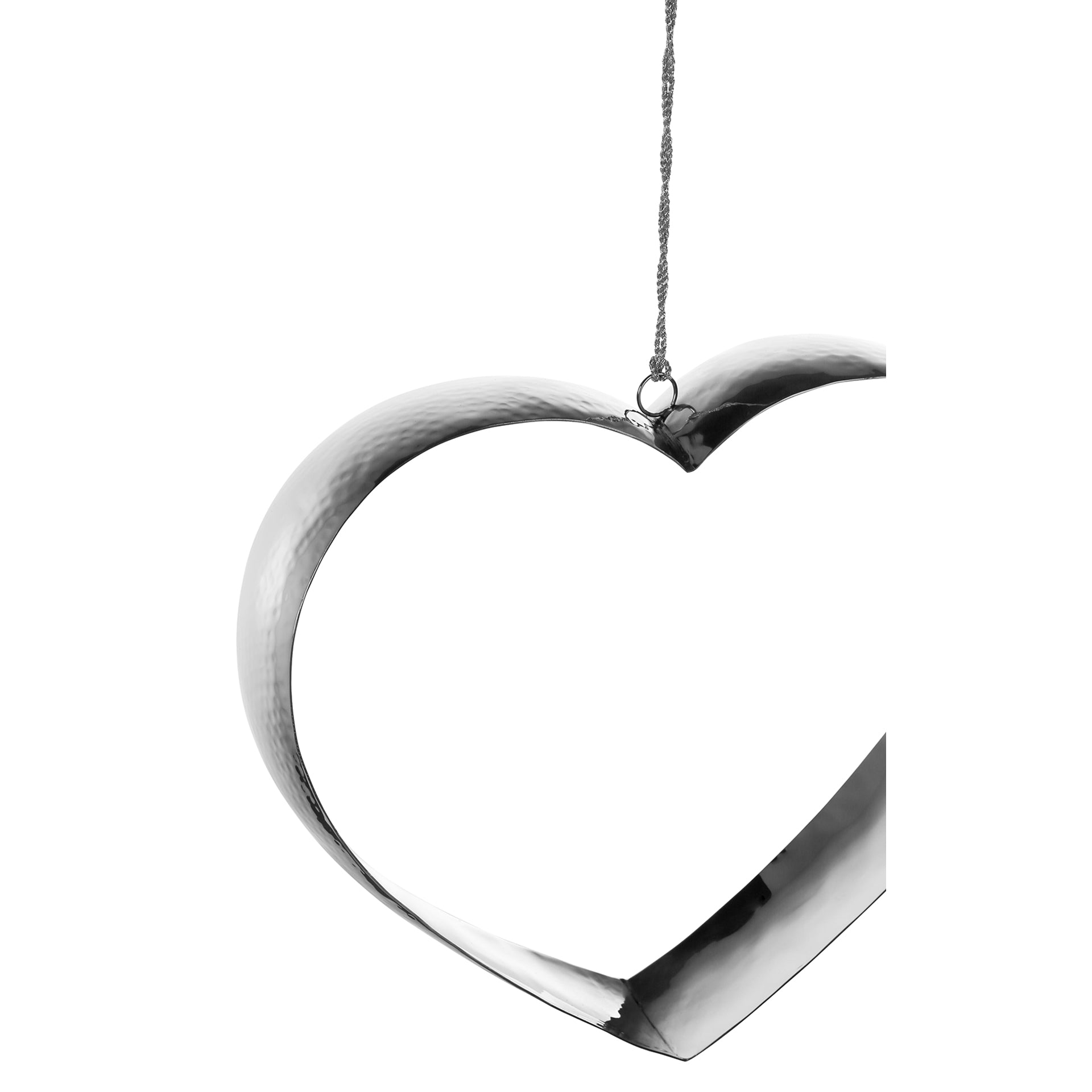 ANYA Deko Herz silberfarben