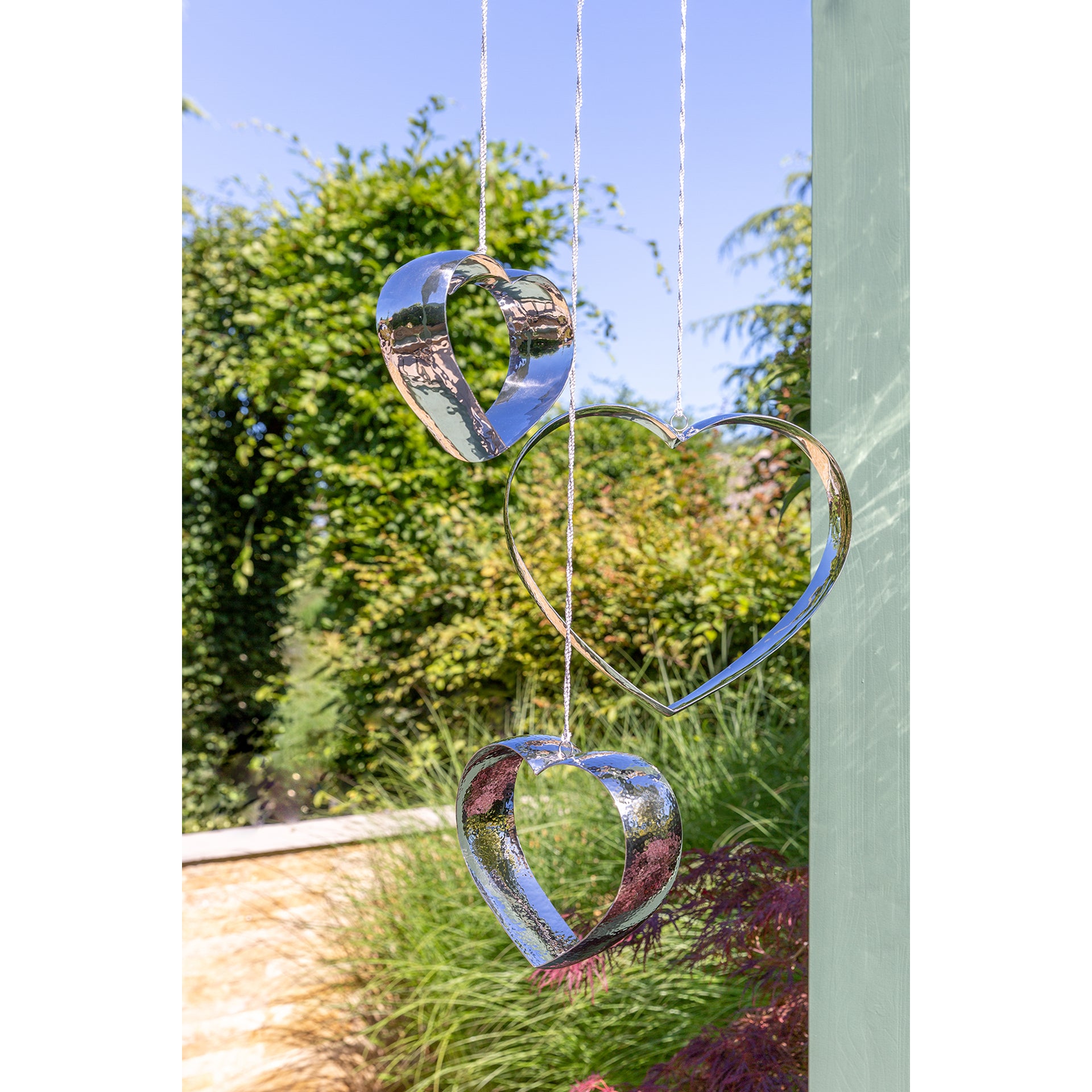 ANYA Deko Herz silberfarben