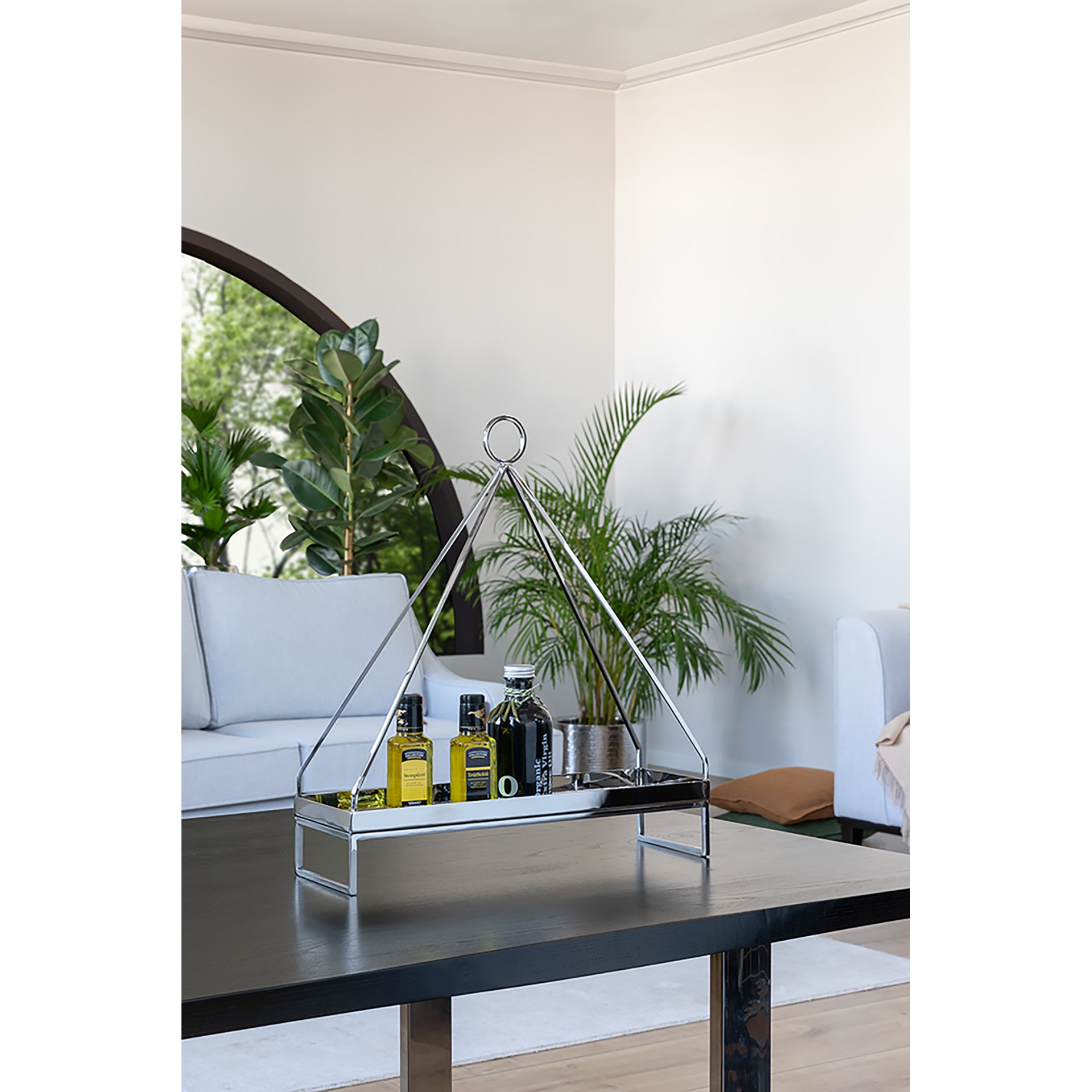 ELAIA Deko-Tablett silberfarben