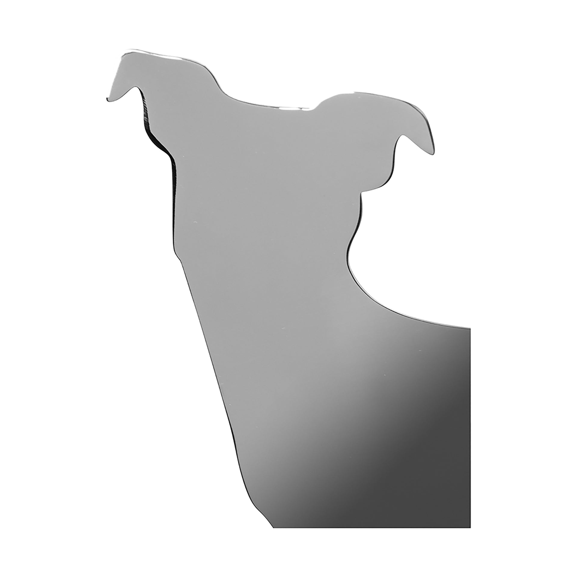 RUSSEL Deko Hund silberfarben