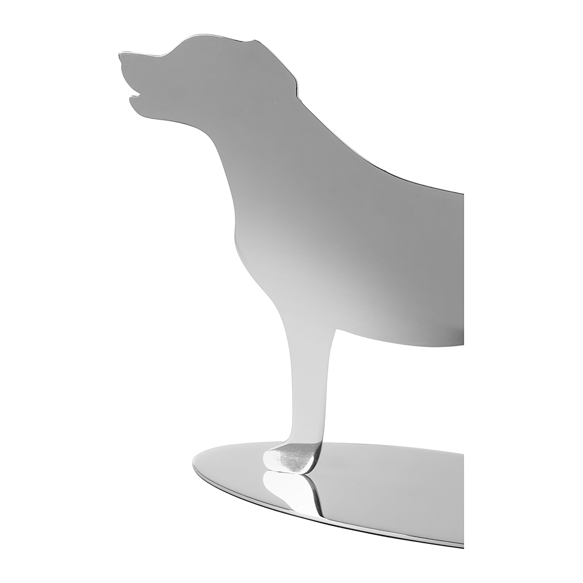 LABBI Deko Hund silberfarben