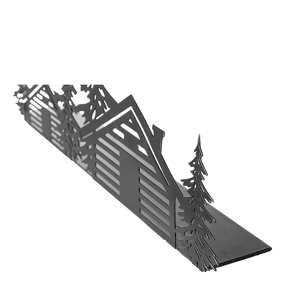 CHALET Deko Haus schwarz