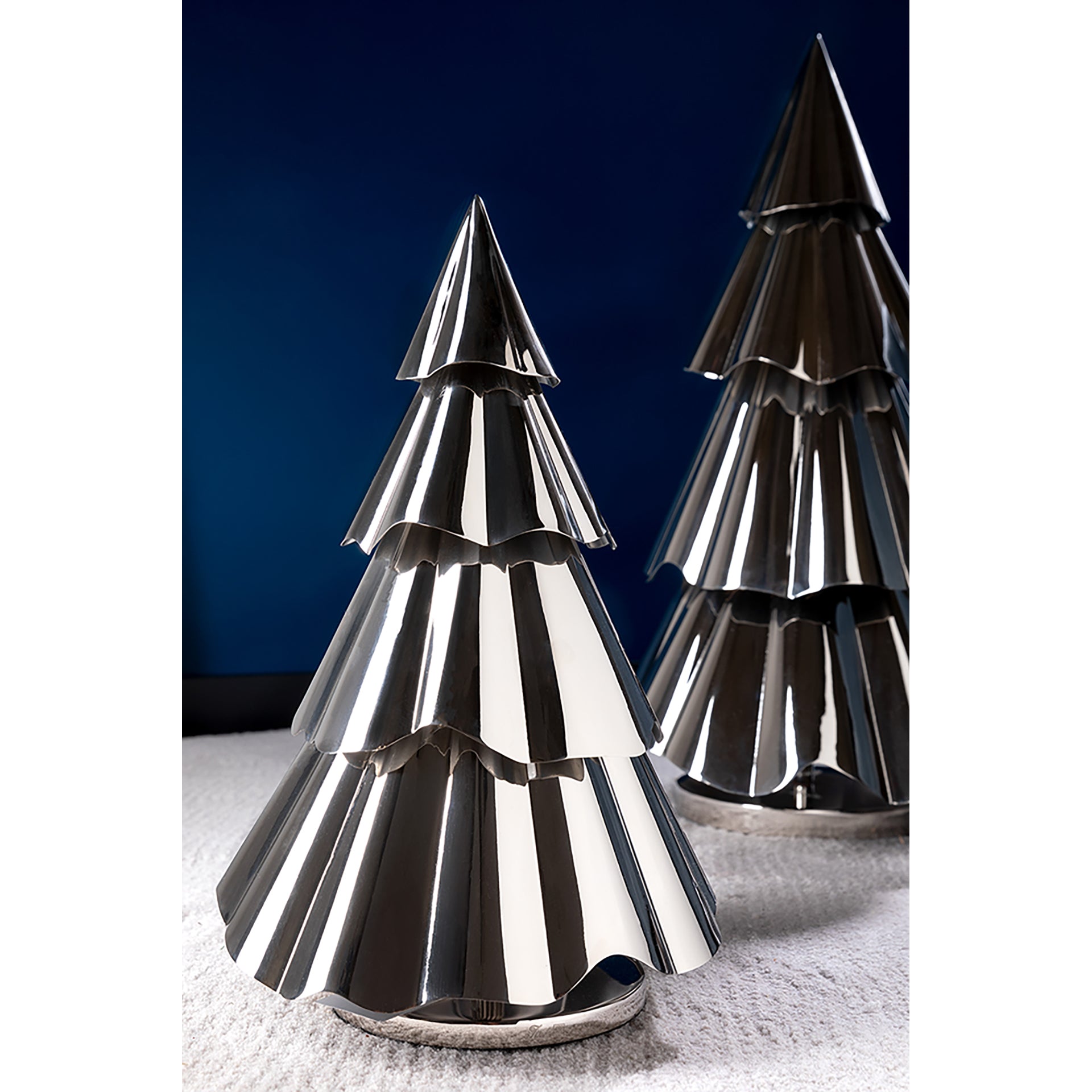 FRANCY Dekobaum silberfarben