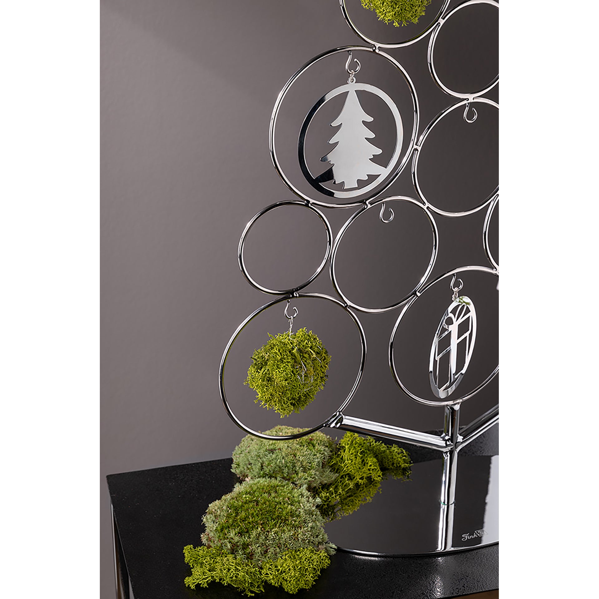 GABBIE Deko Baum für Anhänger silberfarben